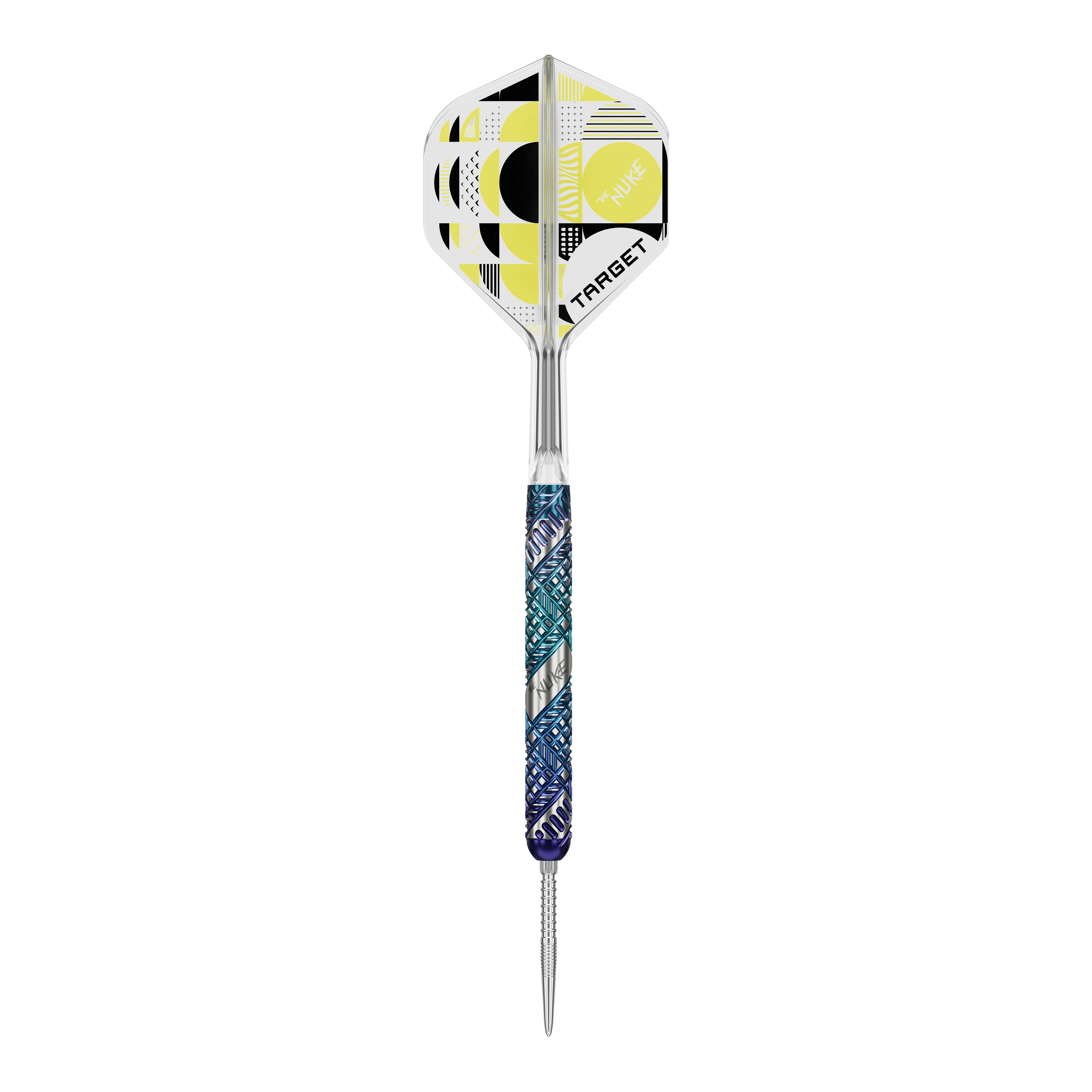 Target Luke Littler Egde Swiss Point Steeldarts sind auf dem Bild zu sehen. Es handelt sich um moderne Steeldarts mit Swiss Point System.