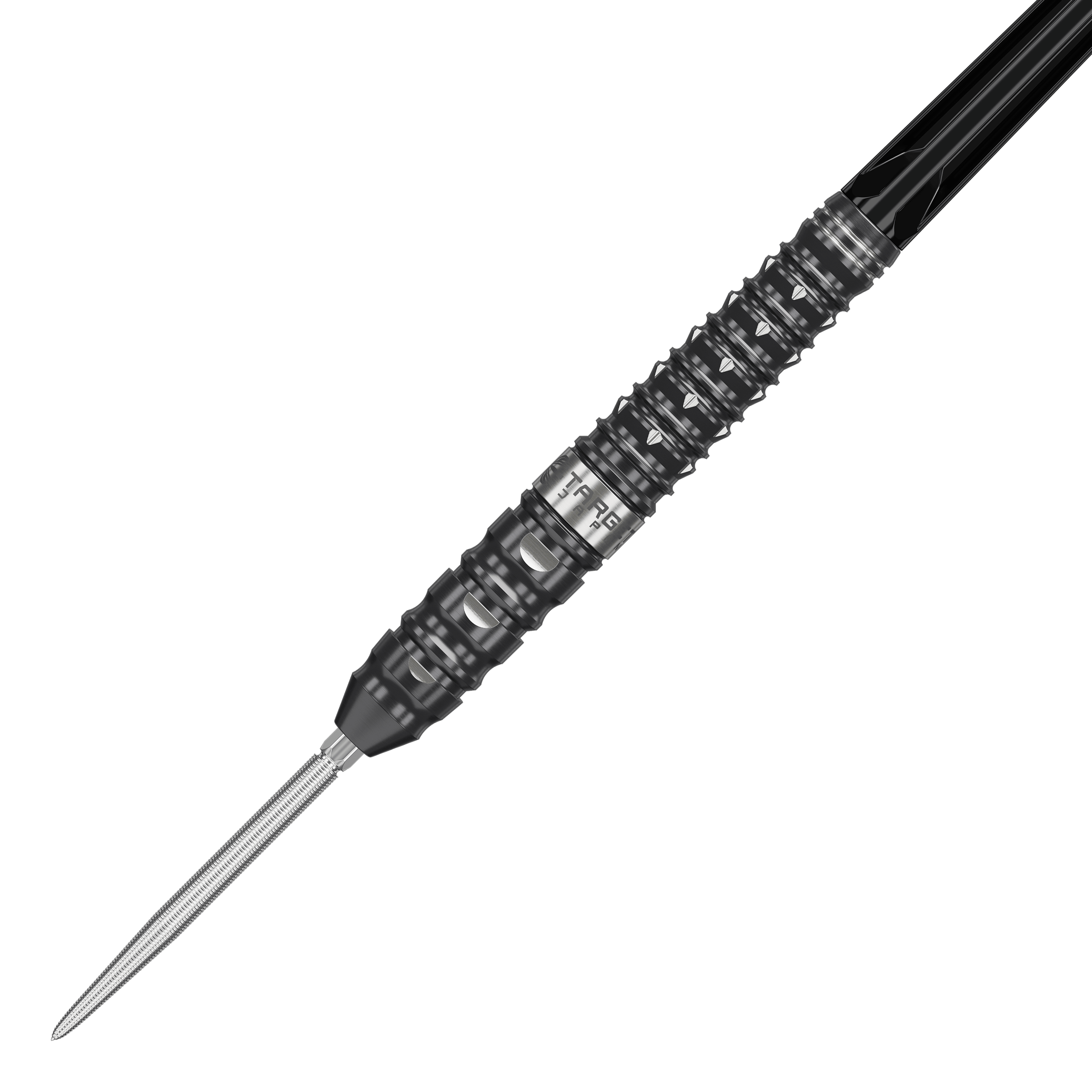 Freccette in acciaio Target Japan Black Marque Eclipse Swiss Point - 23 g Das Bild zeigt die Target Japan Black Marque Eclipse Swiss Point Steeldarts mit einem Gewicht von 23g. Diese hochwertigen Darts sind für Präzisionswürfe im Dartspiel entwickelt.