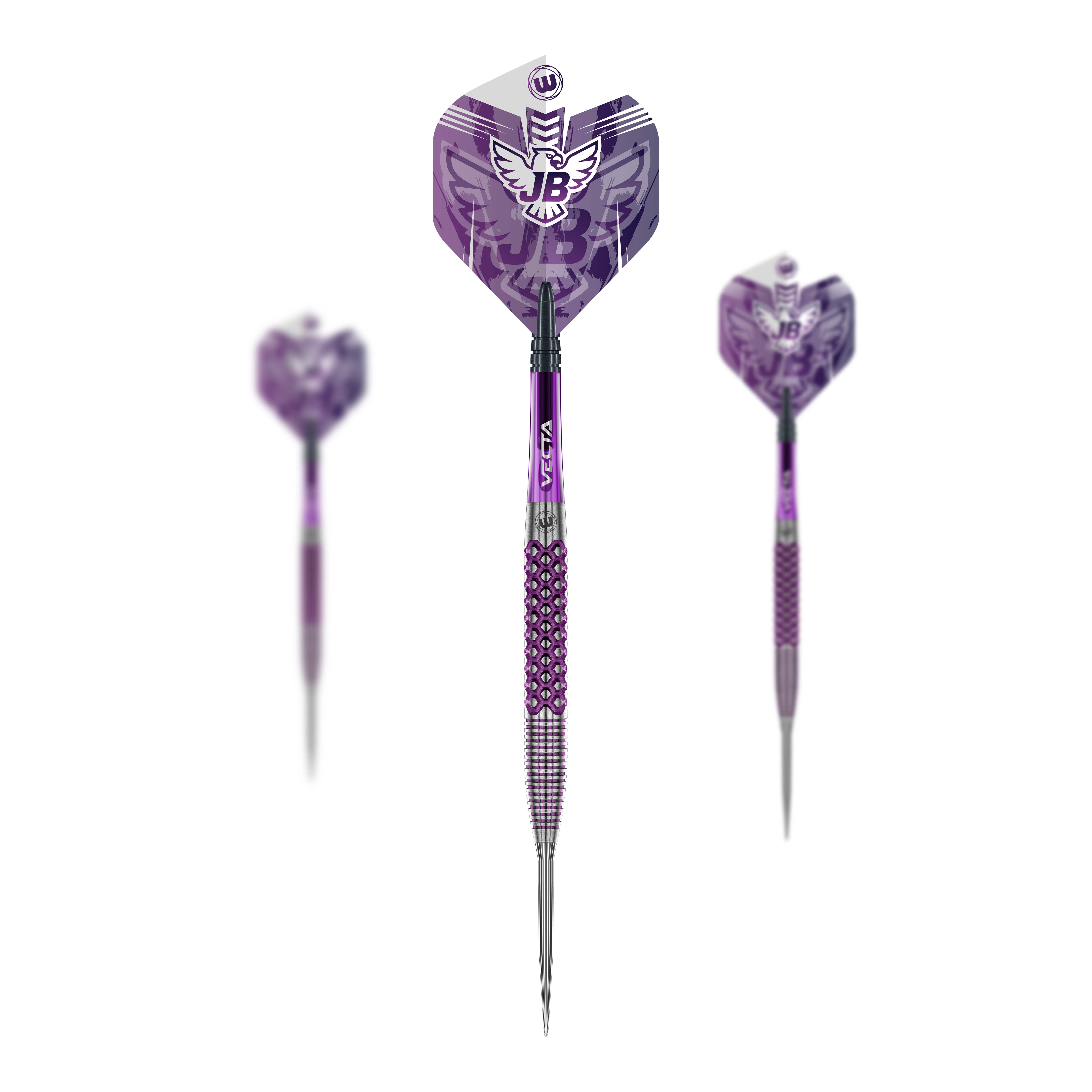 Freccette in acciaio Winmau John Brown Signature Edition - 22 g Hier ist ein Set der Winmau John Brown Signature Edition Steeldarts - 23g zu sehen. Das Set eignet sich optimal für Profis und Hobbyspieler.
