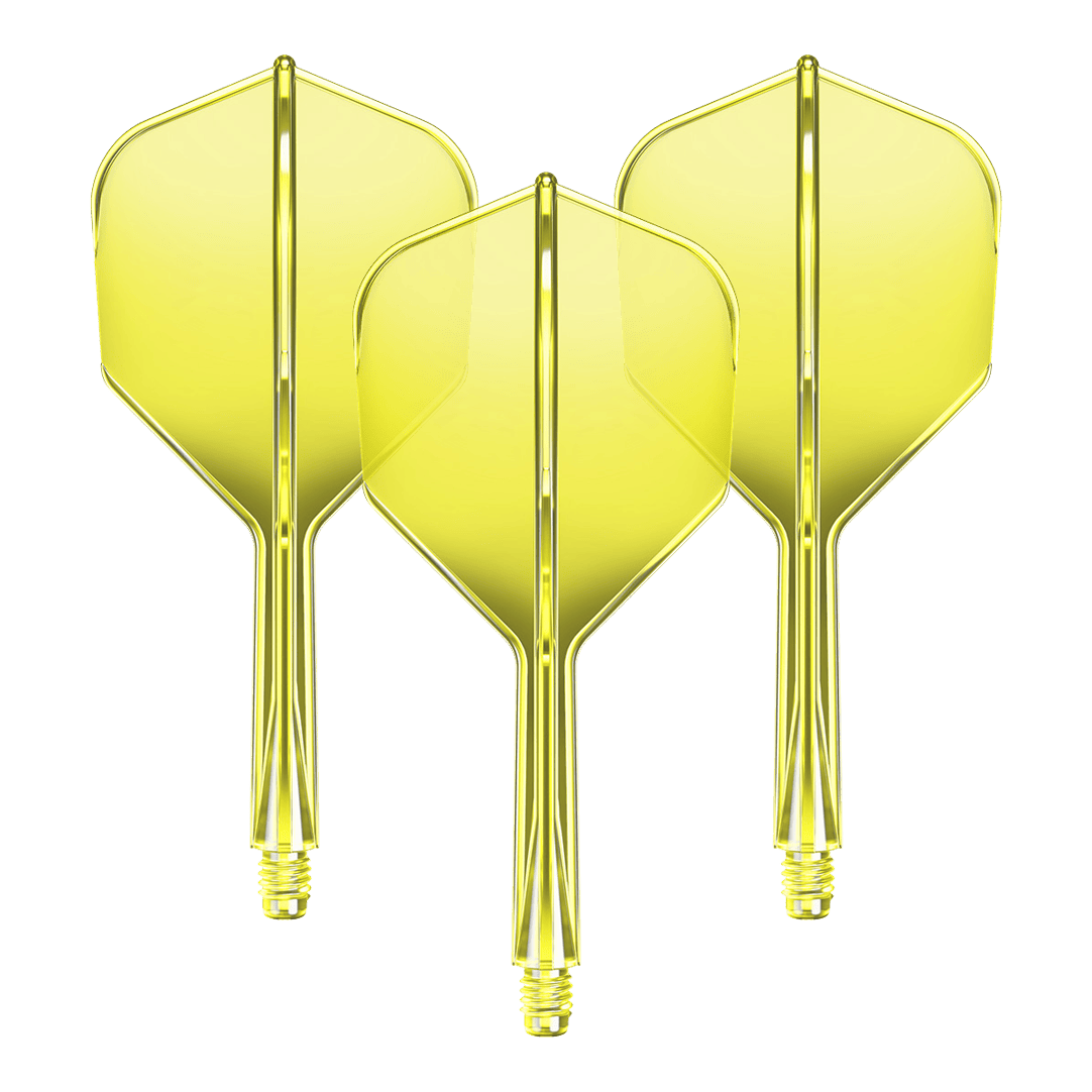 Sistema di alberi di volo GOAT A1R No6 - Giallo neon Das Bild zeigt das Flight-Shaft-System GOAT A1R No6 in Neon-Gelb mit einer Länge von 26mm. Es handelt sich um ein Set für Dartpfeile.
