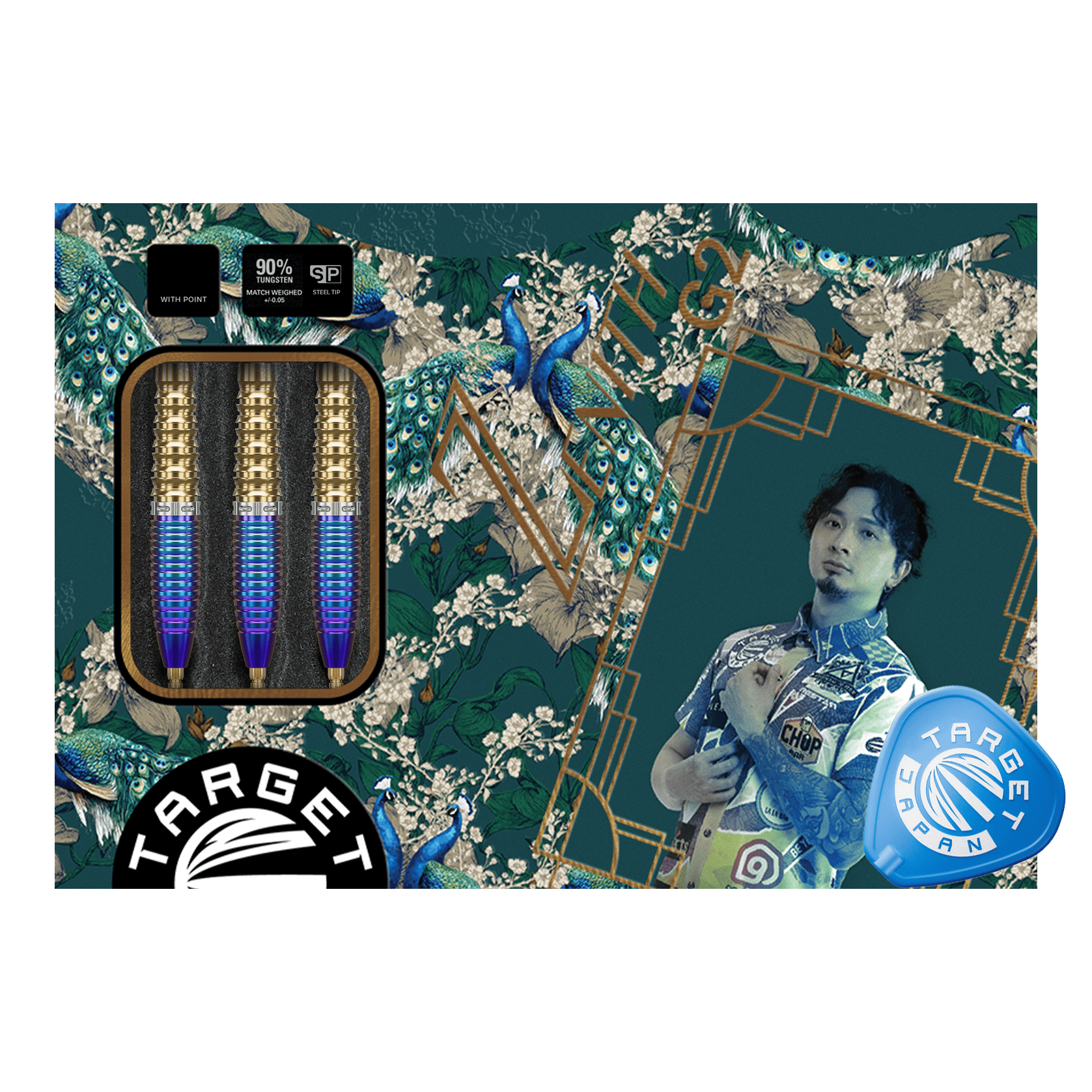 Target Japan Prime Series Zenith GEN2 Swiss Point Steel Darts - 23 g Gezeigt wird das Produkt Target Japan Prime Series Zenith GEN2 Swiss Point Steeldarts - 23g. Es handelt sich um hochwertige Steeldarts für das Dartspiel.