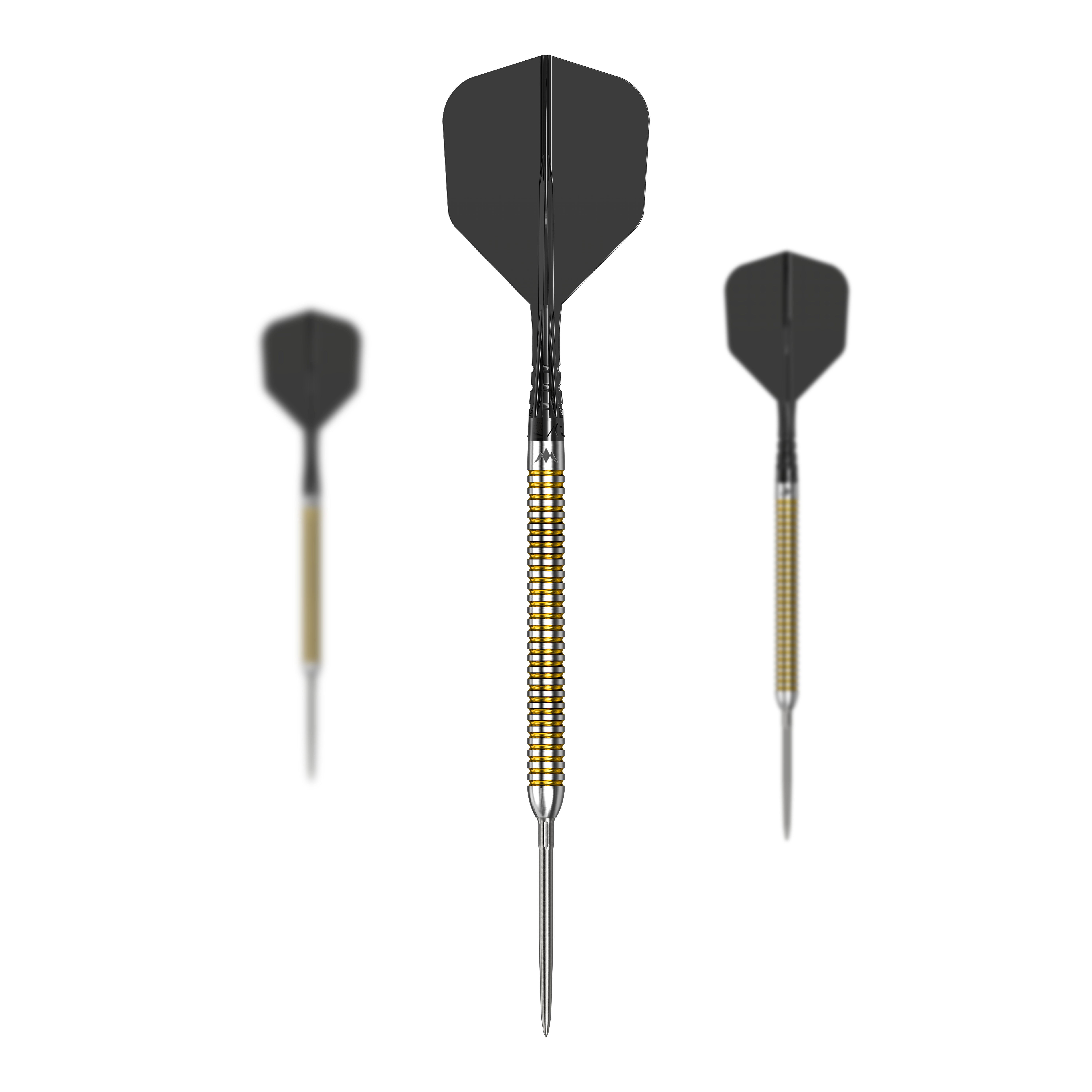 Freccette in acciaio Mission Mike De Decker V2 R2.5 Dies ist ein Produktfoto von Mission Mike De Decker V2 R2.5 Steeldarts. Die Darts werden im Set dargestellt.
