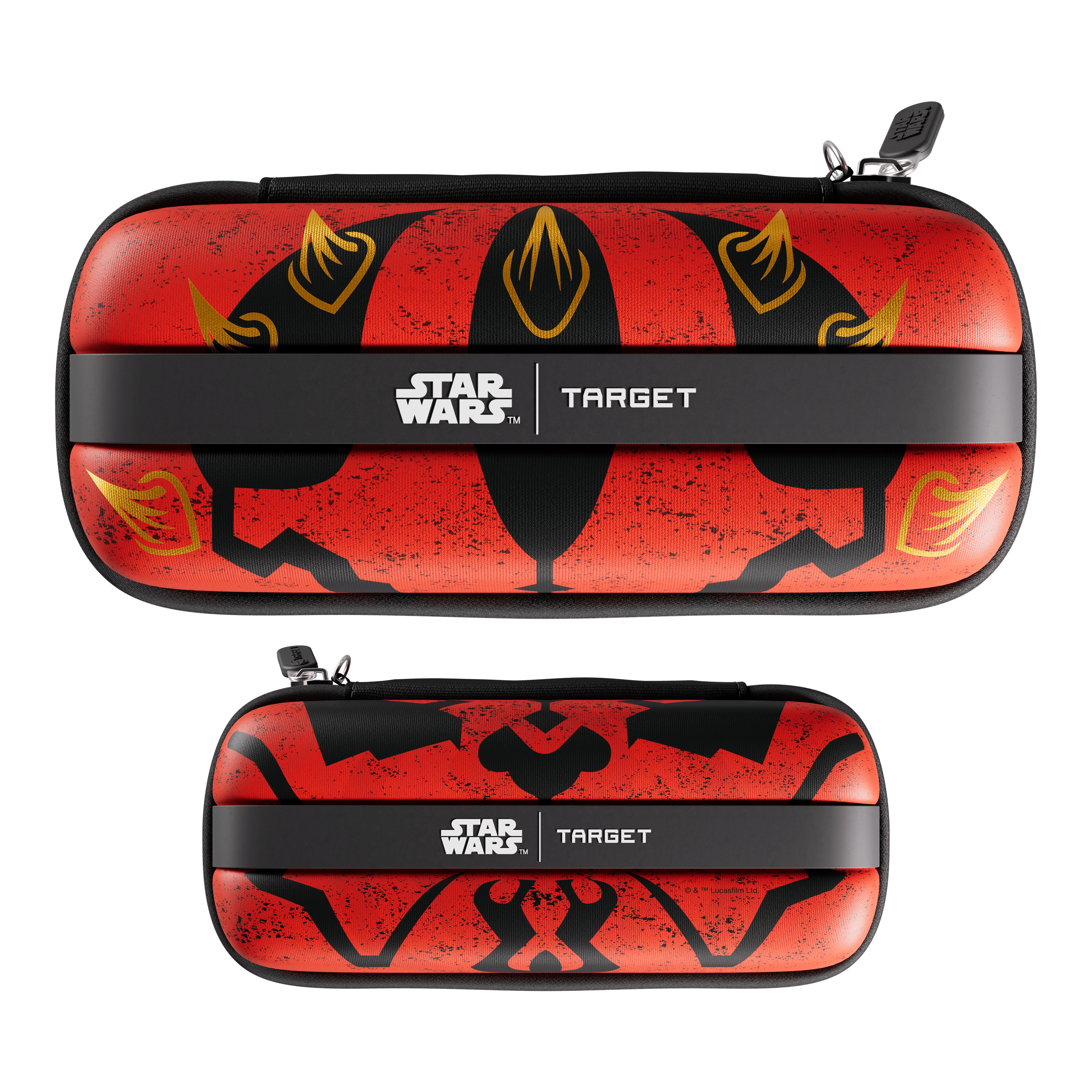 Portafreccette Target Star Wars Boa - Darth Maul Das Target Star Wars Boa Dartcase - Darth Maul wird auf diesem Bild präsentiert. Das Produkt ist ein Dartcase mit Darth Maul Motiv.