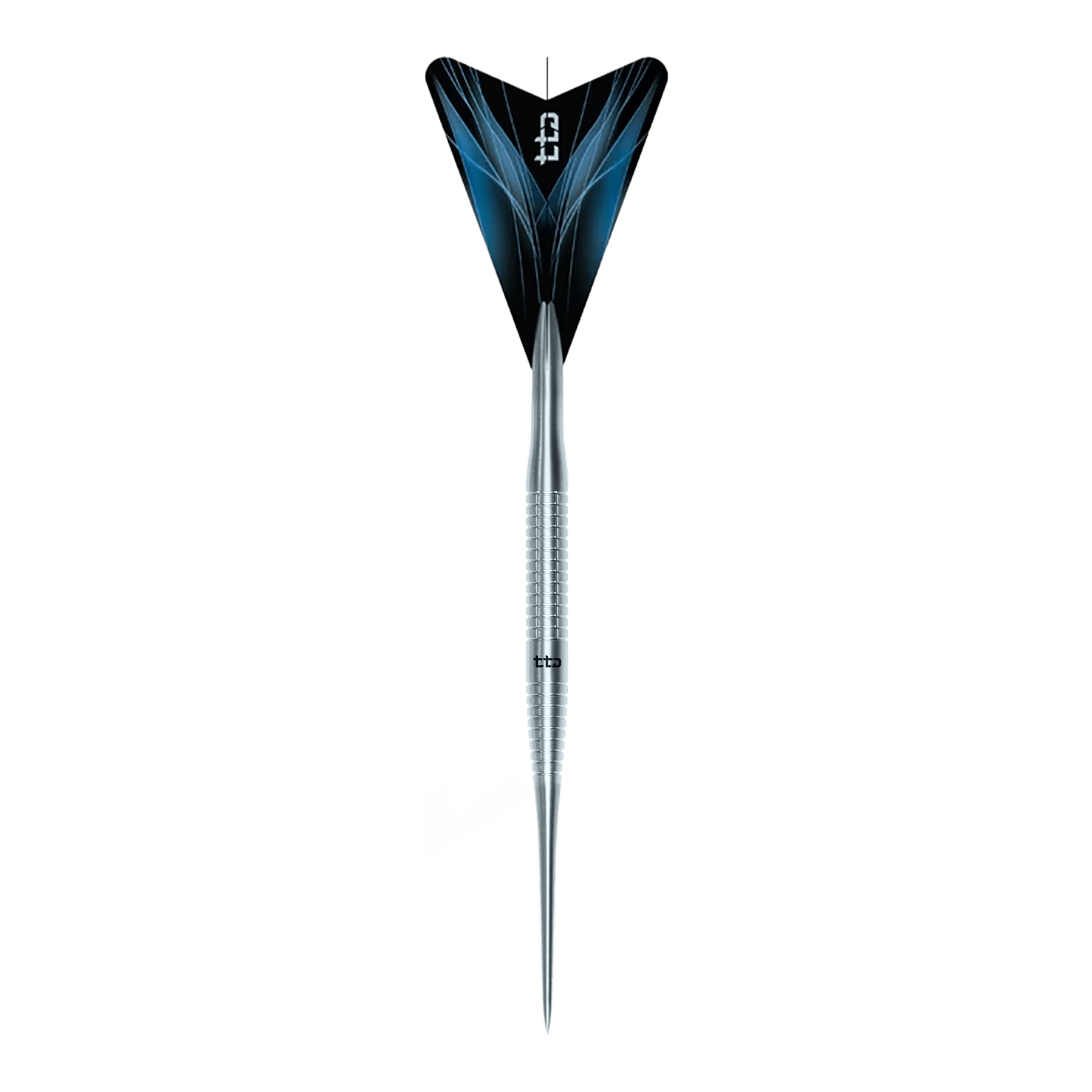 Caliburn TTD Complete Titanium T3 Silver Steeldarts - 7g Das Bild zeigt die Caliburn TTD Complete Titanium T3 Silver Steeldarts - 7g. Diese Steeldarts sind aus Titan gefertigt und wiegen 7 Gramm.