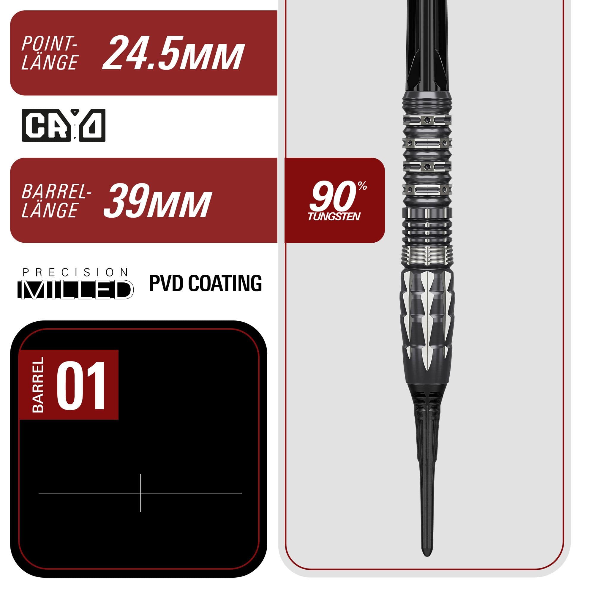 Dardi morbidi Target Japan Pyro GEN12 - 17 g 
