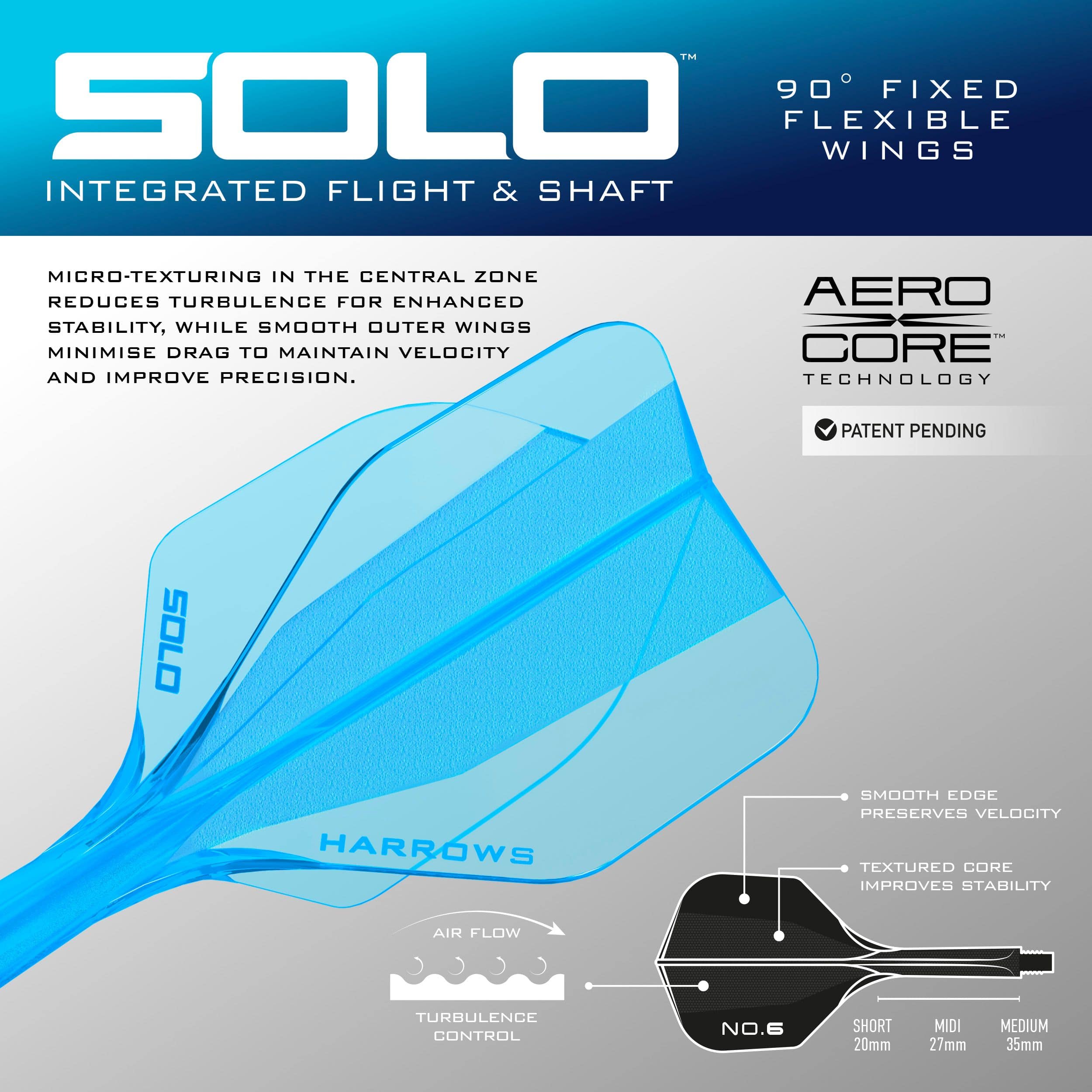 Harrows Flux Quick Point Steeldarts Hier ist ein Steeldart aus der Parallel QuickPoint Serie abgebildet. Das Design ist schlank und silberfarben.