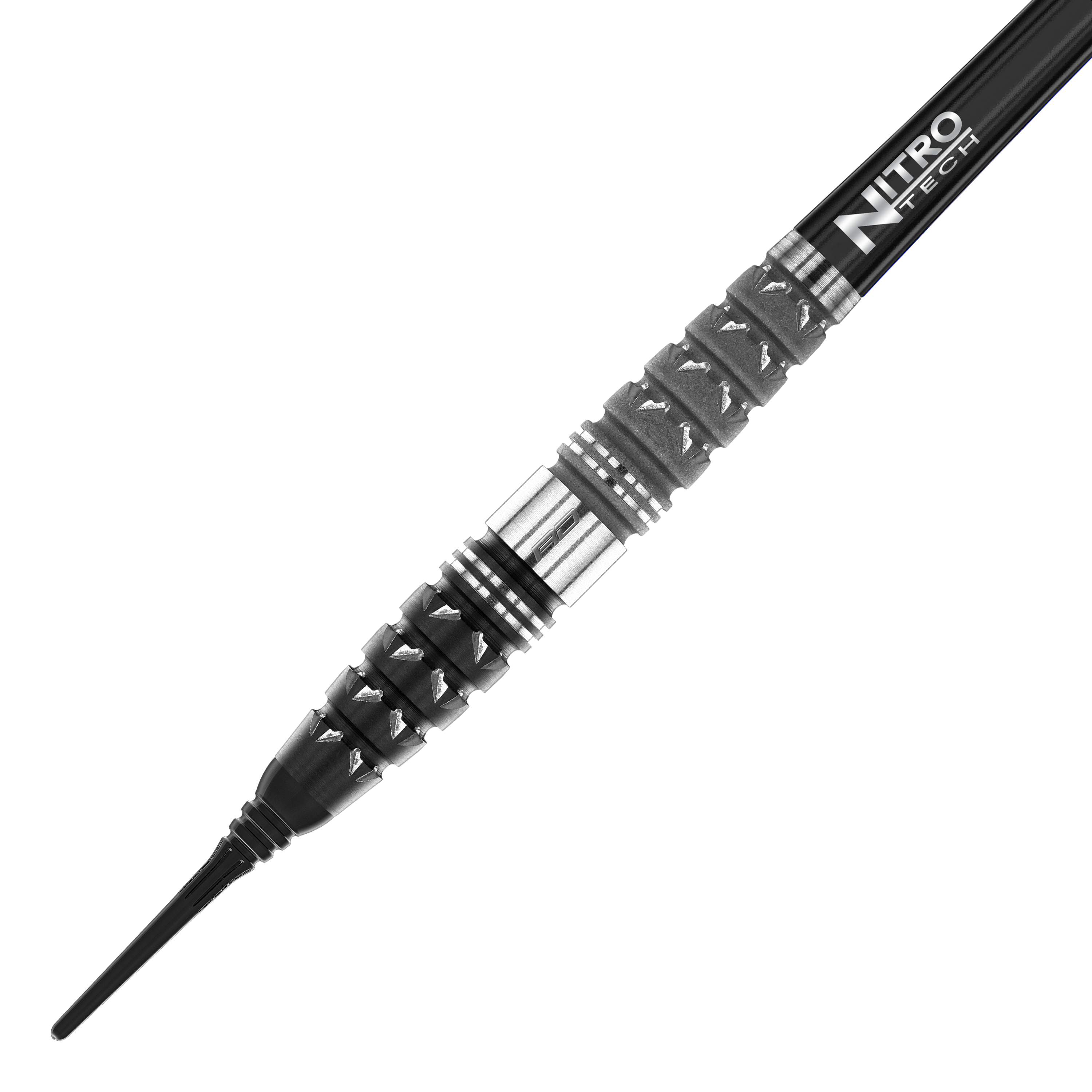 Freccette morbide Red Dragon Paradym Torpedo - 20 g Dies ist der Red Dragon Paradym Torpedo Softdart mit einem Gewicht von 20g. Er hat ein markantes schwarzes und silbernes Design mit einer griffigen Struktur am Barrel.