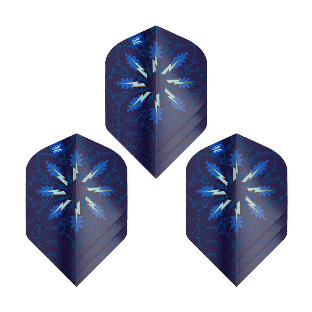 Target ProUltra Phil Taylor Power Gx2 No2 Voli Standard - 3 Set Abgebildet ist das Produkt Target ProUltra Phil Taylor Power Gx2 No2 Standard Flights - 3 Sets. Es handelt sich um Dart-Flights im speziellen Design von Phil Taylor.