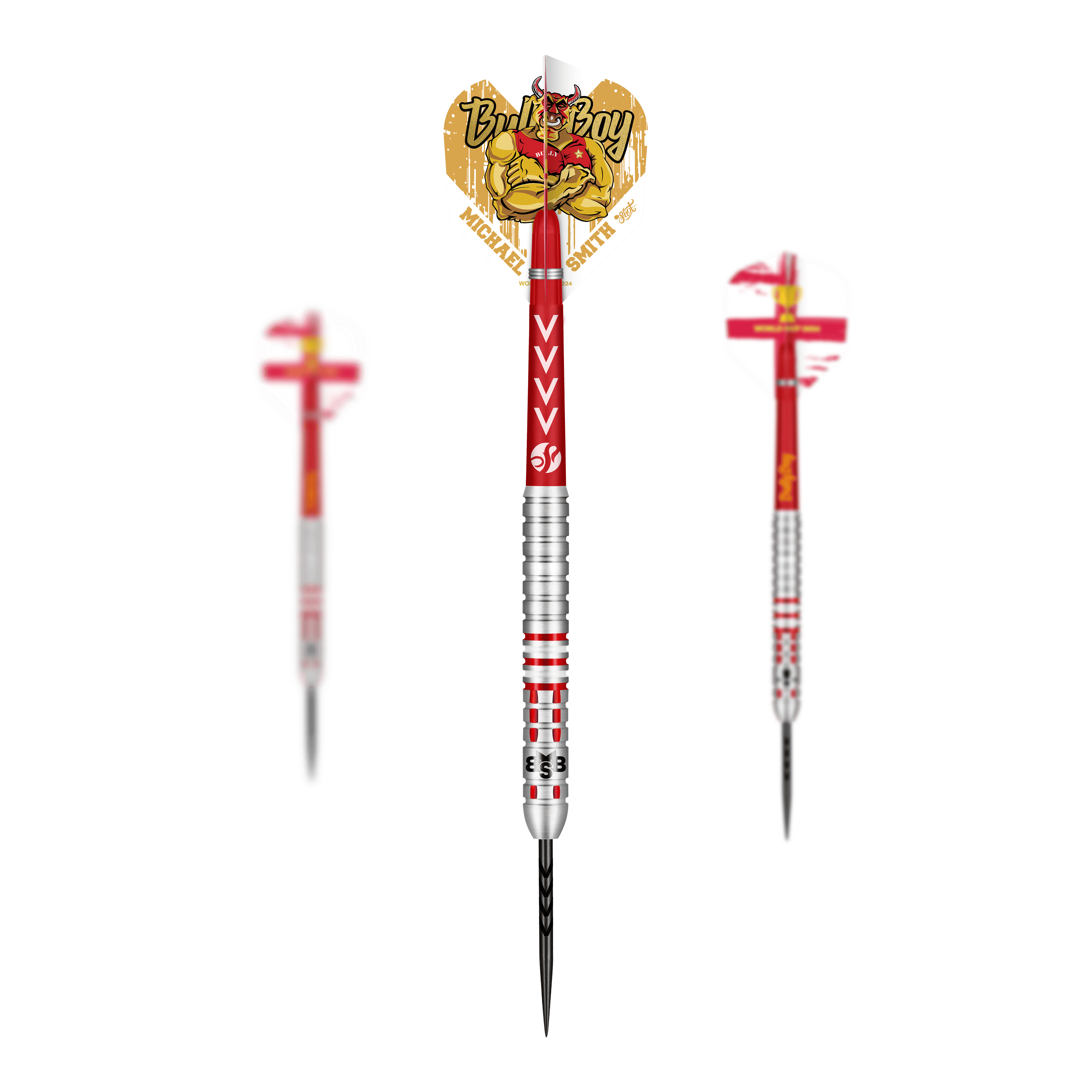 Shot Michael Smith Ottieni la Coppa del Mondo 2024 Steeldarts in edizione limitata - 24 g