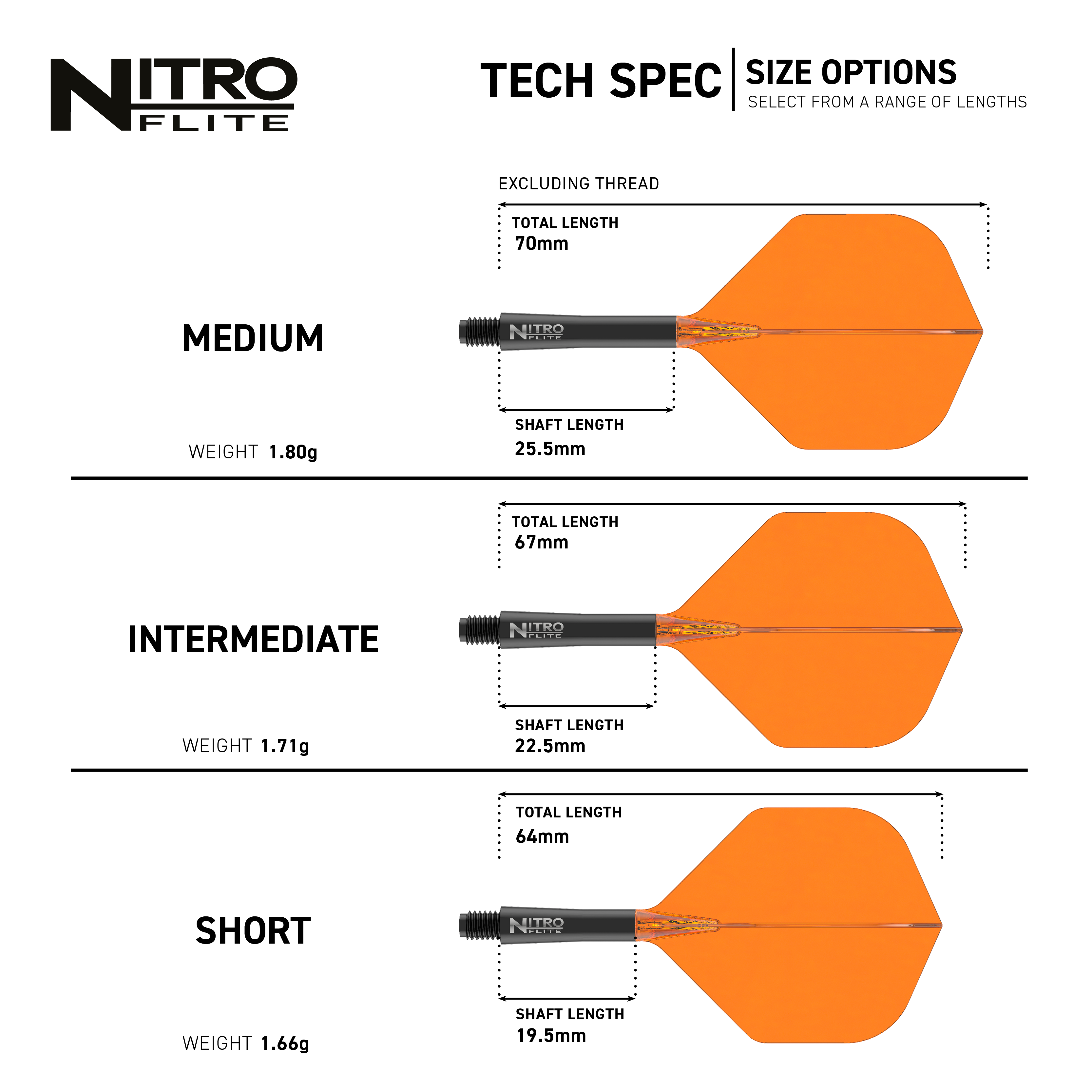 Red Dragon Nitroflite Black Shaft Orange Flights No2 Hier sieht man den Red Dragon Nitroflite Black Shaft Orange Flights No2. Die Kombination aus schwarzem Schaft und orangen Flights ist deutlich zu erkennen.