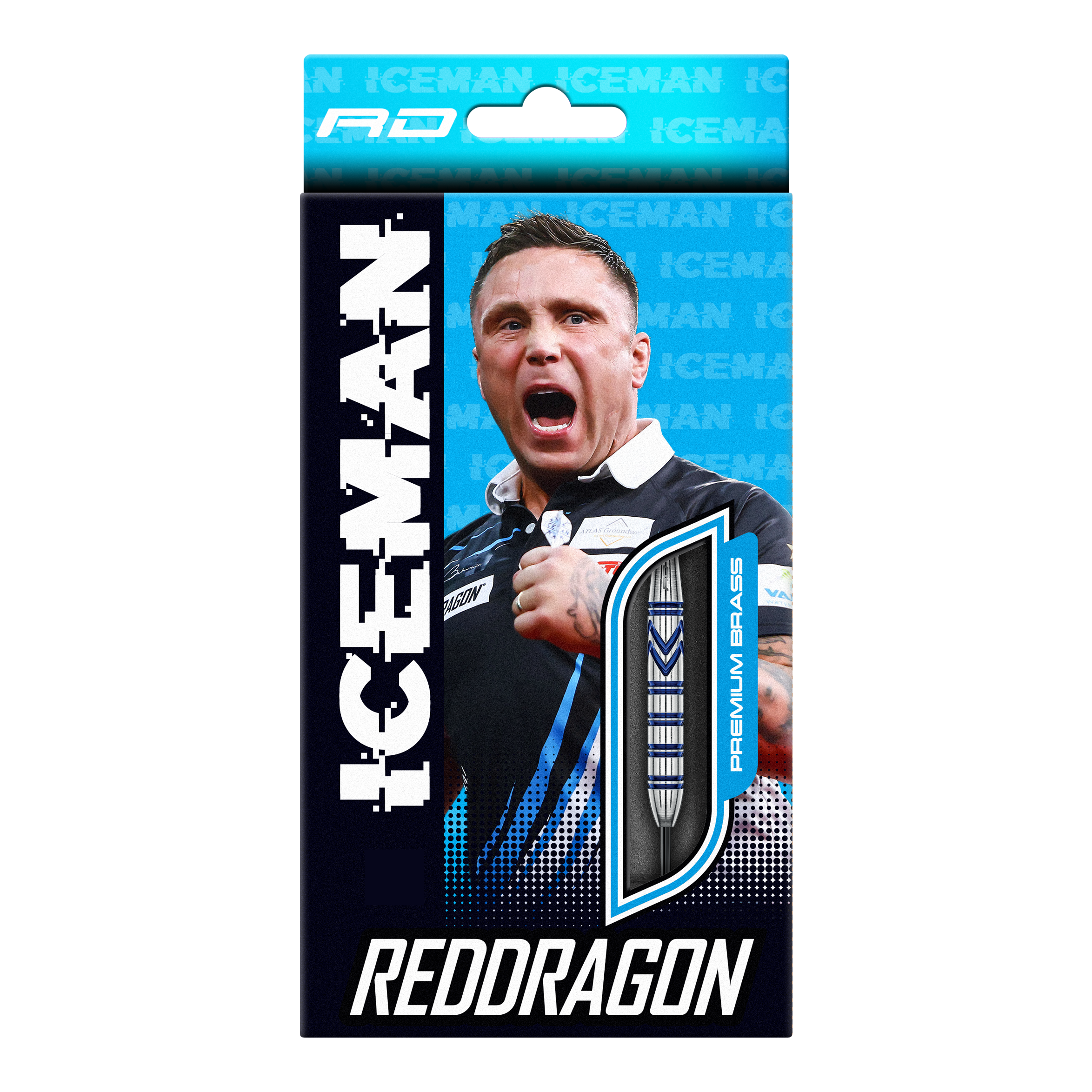 Red Dragon Gerwyn Price Dardi Steel in ottone - 21 g Dies ist ein Bild der Red Dragon Gerwyn Price Brass Steeldarts - 21 g. Das Produkt besteht aus Messing und ist für Steeldart-Spiele geeignet.