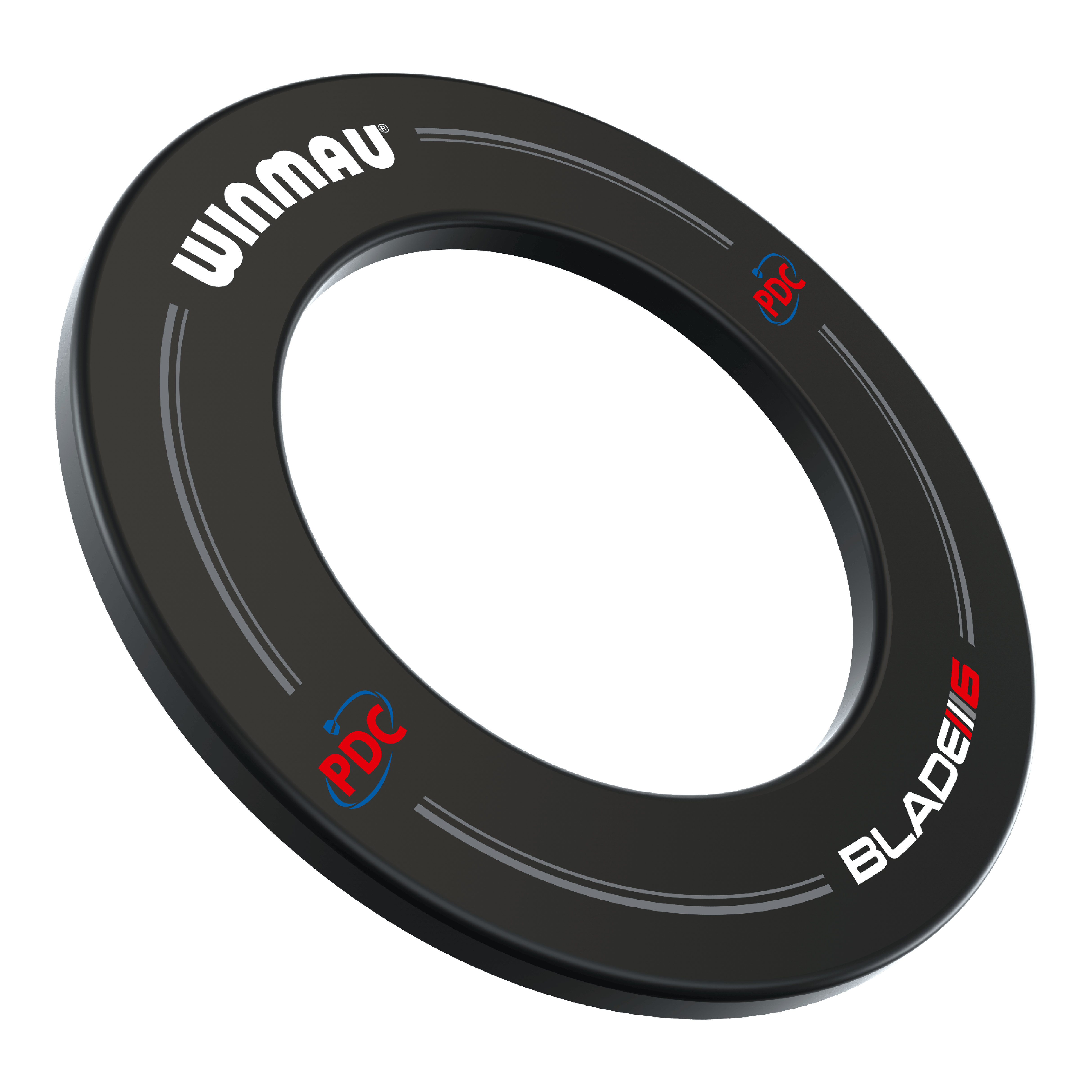 Abgebildet ist das Winmau Blade 6 Triple Core Set mit PDC Surround und zwei Sets Darts. Das Komplettset enthält alles für einen sofortigen Start ins Dartspiel.