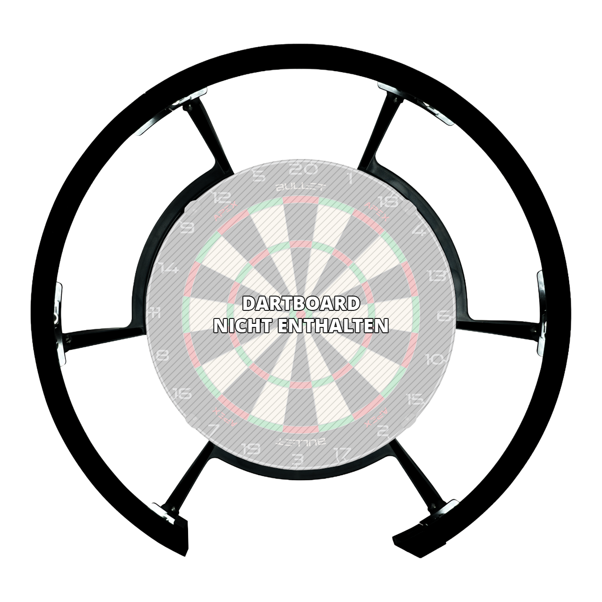 Sistema di illuminazione Bullet Radion 300 Auf dem Bild ist das Bullet Radion 300 Beleuchtungs-System zu erkennen. Es sorgt für optimale Lichtverhältnisse beim Dartspiel.