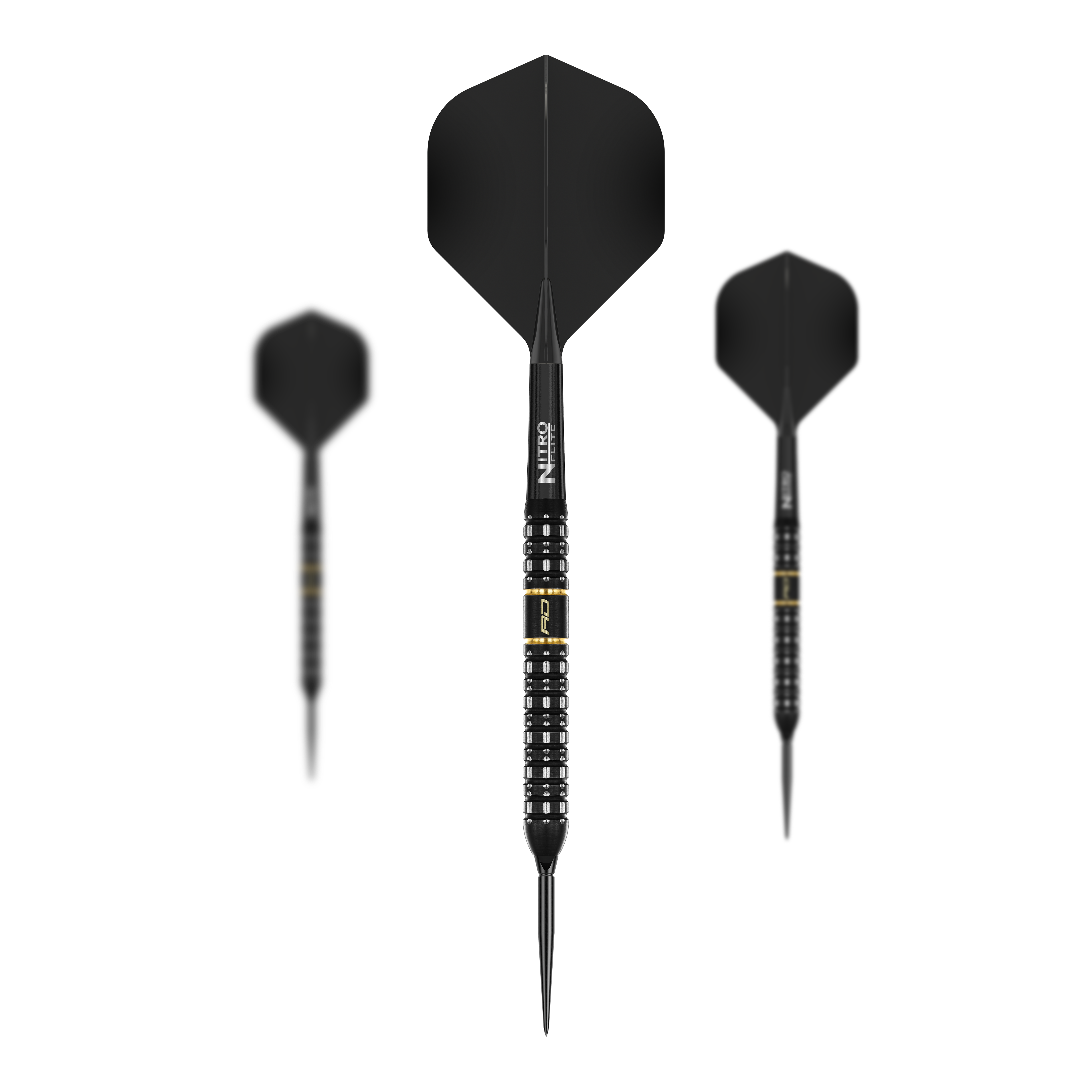 Dardi d'acciaio Red Dragon Ascend Parallel Switch Point Hier sind die Red Dragon Ascend Parallel Switch Point Steeldarts als Set zu sehen. Mehrere Darts liegen nebeneinander und heben das Gesamtangebot hervor.