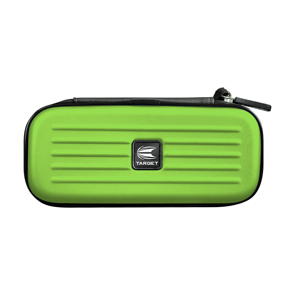 125827_Target_Takoma_Dartwallet_Gr-n_1 Target Takoma Dartwallet ist abgebildet. Die Darts-Tasche wird als kompaktes Produkt dargestellt.