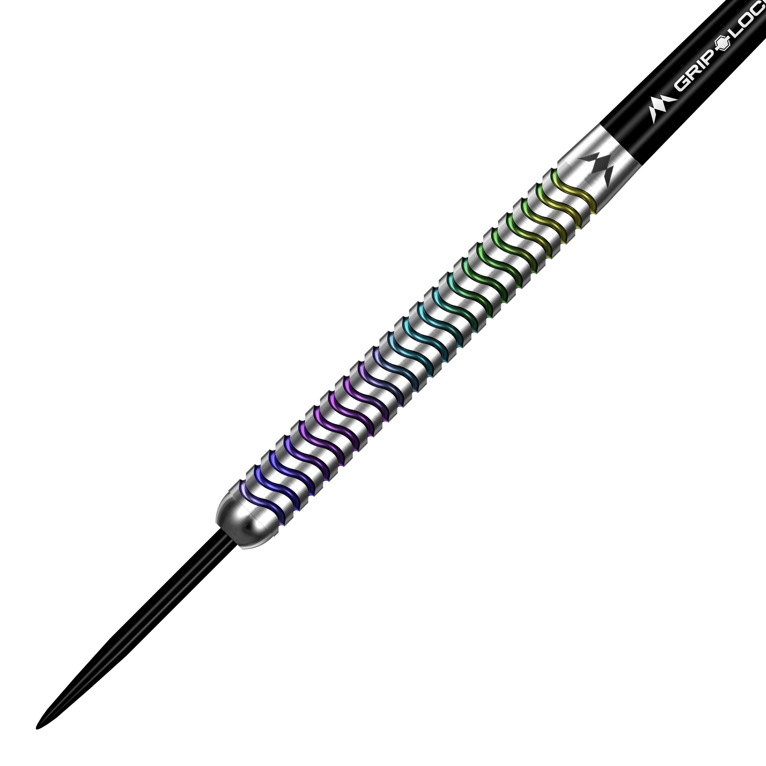 Freccette in acciaio Mission Mirage Mission Mirage Steeldarts bieten hohe Qualität und gutes Design. Auf diesem Bild ist das Produktset dargestellt.