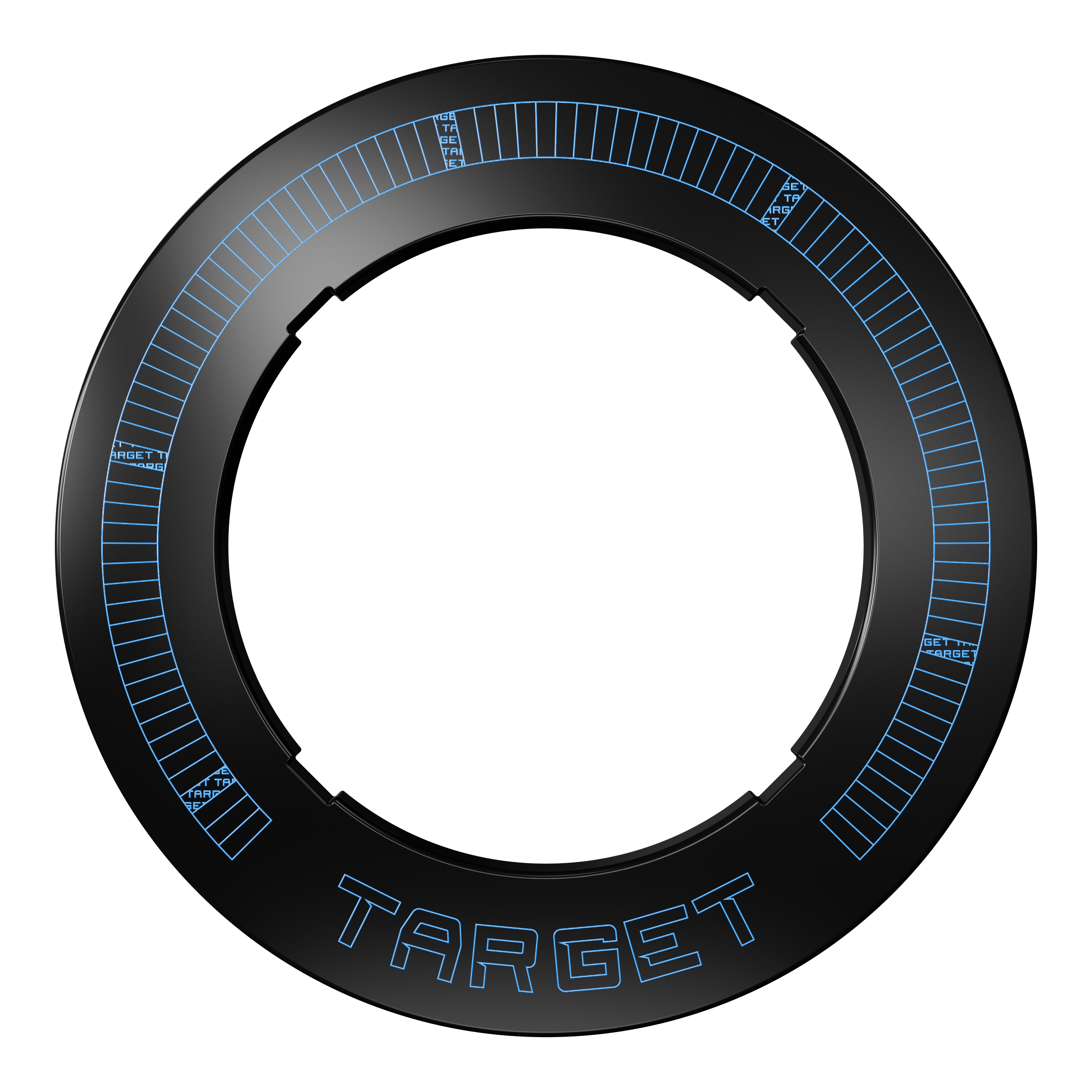 Target per freccette Target Corona Vision con tacche e illuminazione integrata. Target per freccette Target Corona Vision con tacche e illuminazione integrata.