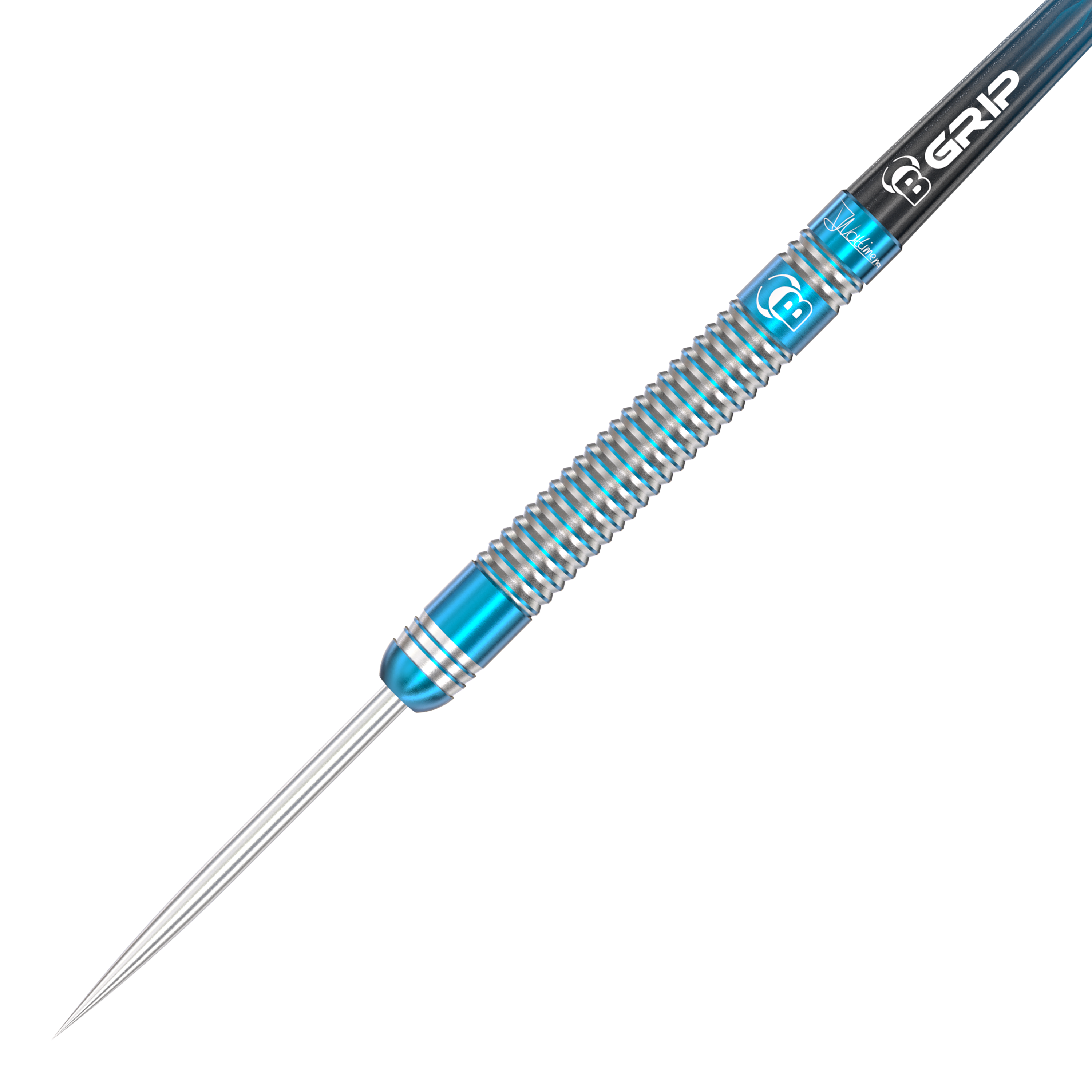 Freccette in acciaio Bulls Jermaine Wattimena Generation 3 Der Bulls Jermaine Wattimena Generation 3 Steeldart hat ein silbernes Barrel mit blauen Akzenten. Der Dart besitzt feine Rillen für optimalen Grip und Präzision beim Wurf.