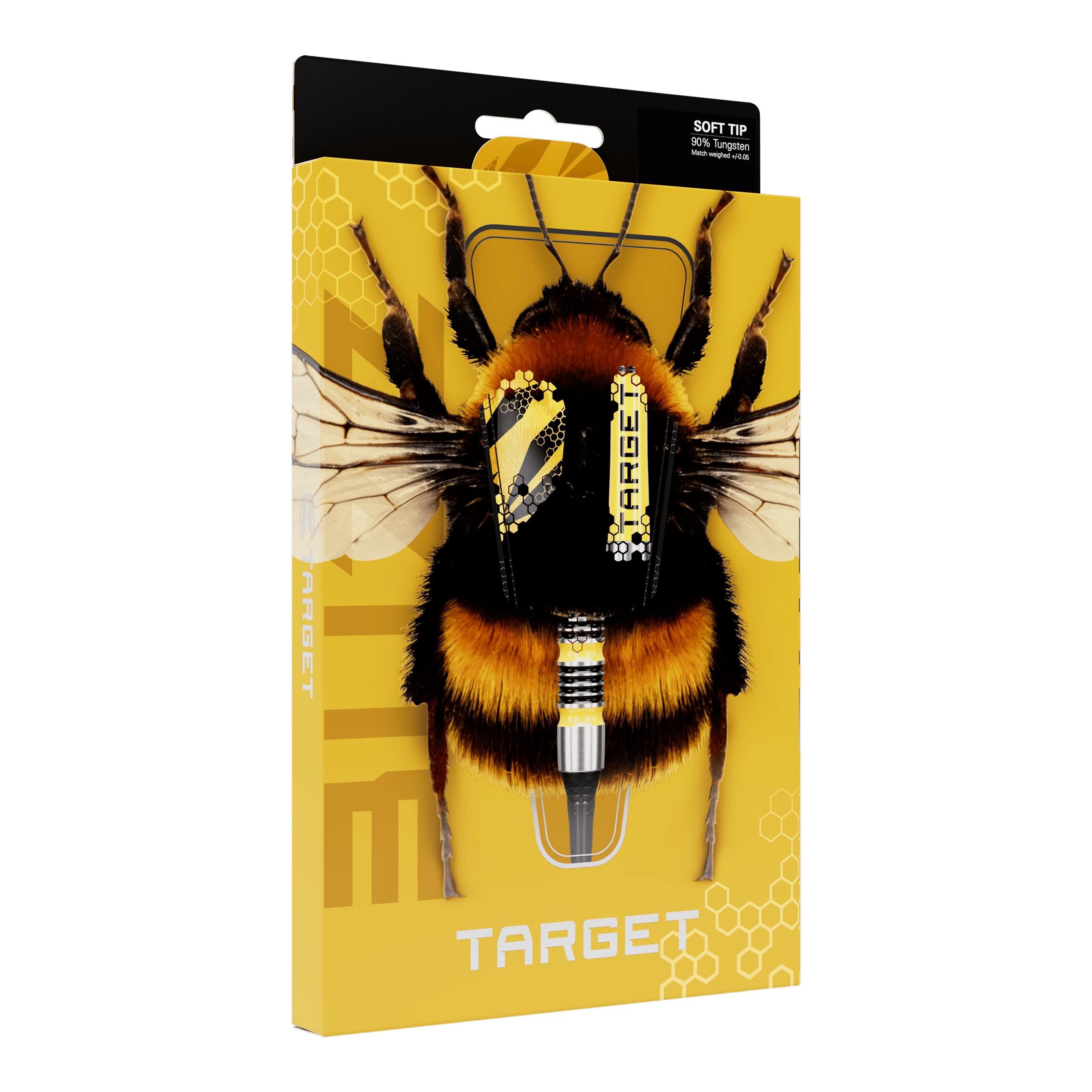 Hier sind die Target Buzz 11 Softdarts abgebildet. Sie zeichnen sich durch ihr modernes Design aus.