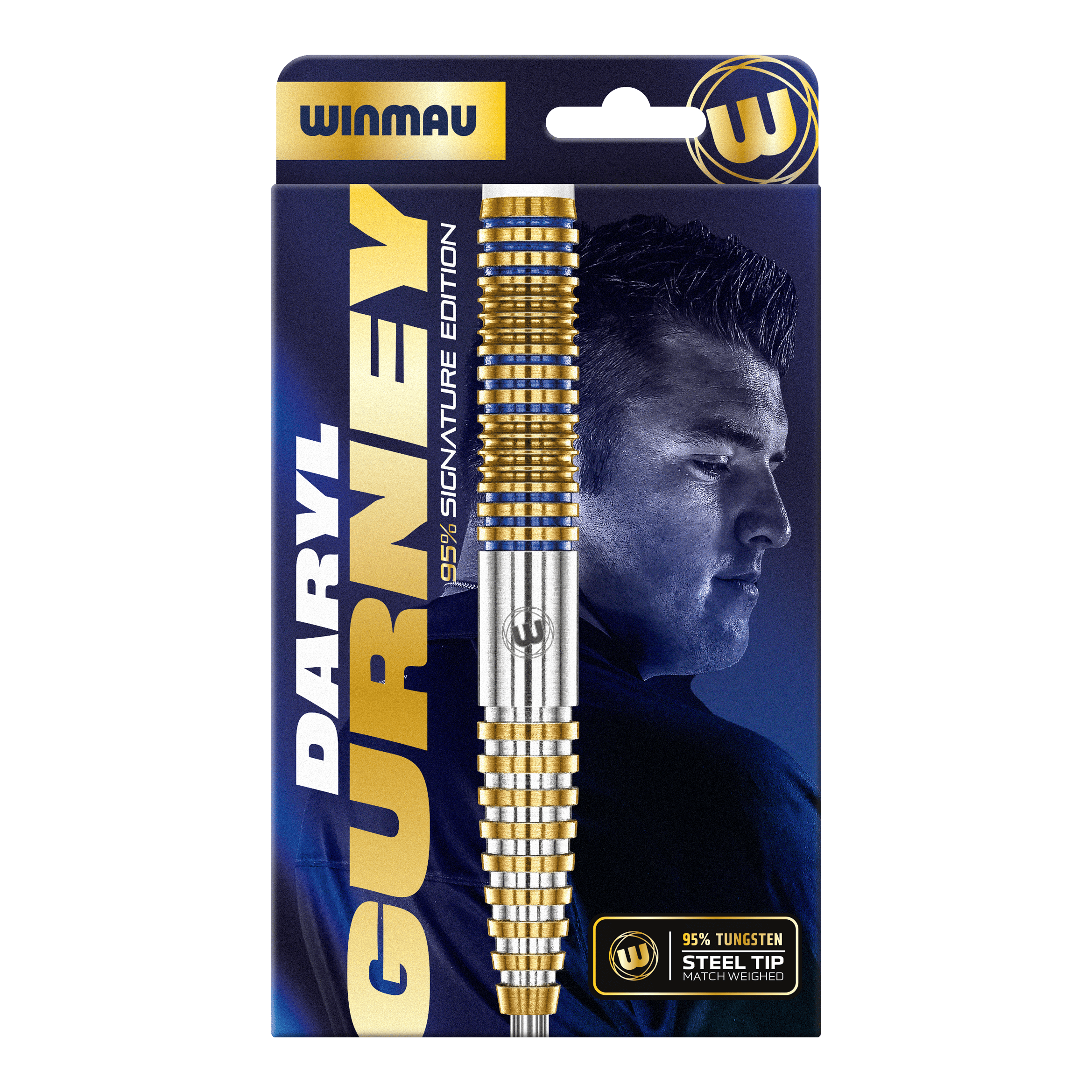 Daryl Gurney Signature Edition Steeldarts Winmau - 23 g Dieses Bild zeigt die Winmau Daryl Gurney Signature Edition Steeldarts - 23g in einer anderen Ansicht. Die Darts bieten Präzision und Haltbarkeit.
