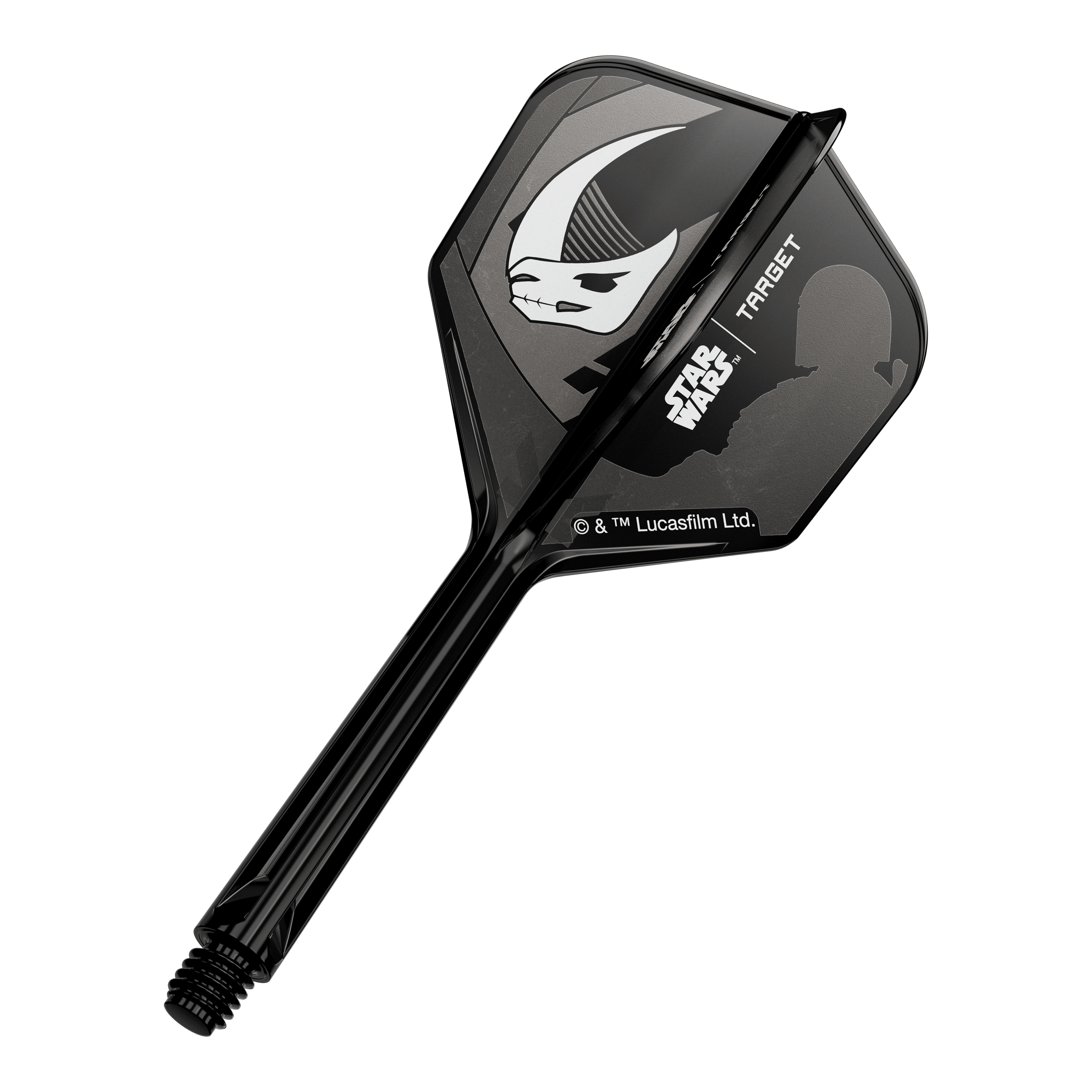 Set Target Star Wars K-Flex Mandalorian No6 Flights Abgebildet ist das Produkt '410625_Target_StarWars_K-Flex_Mandalorian_Armour_No6_Flights_33mm_1a'. Vermutlich sind darauf Mandalorian Armour Dart-Flights dargestellt.