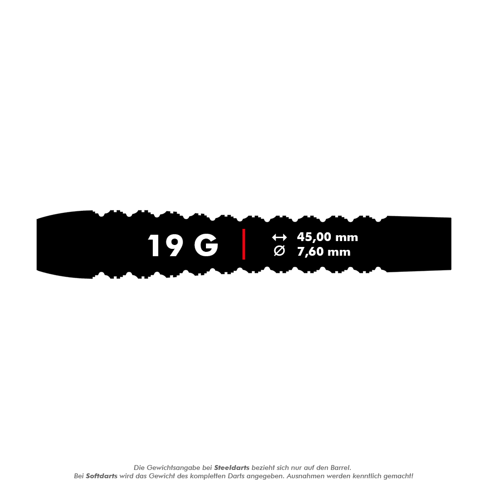 Freccette morbide Mission Spiro modello 2 - 19g