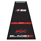 Tappetino per freccette morbido Winmau Pro Zone Precision Blade 6 Die Winmau Pro Zone Precision Blade 6 Soft Dartmatte ist auf dem Bild zu sehen. Es handelt sich um eine hochwertige Dartmatte für Softdarts.