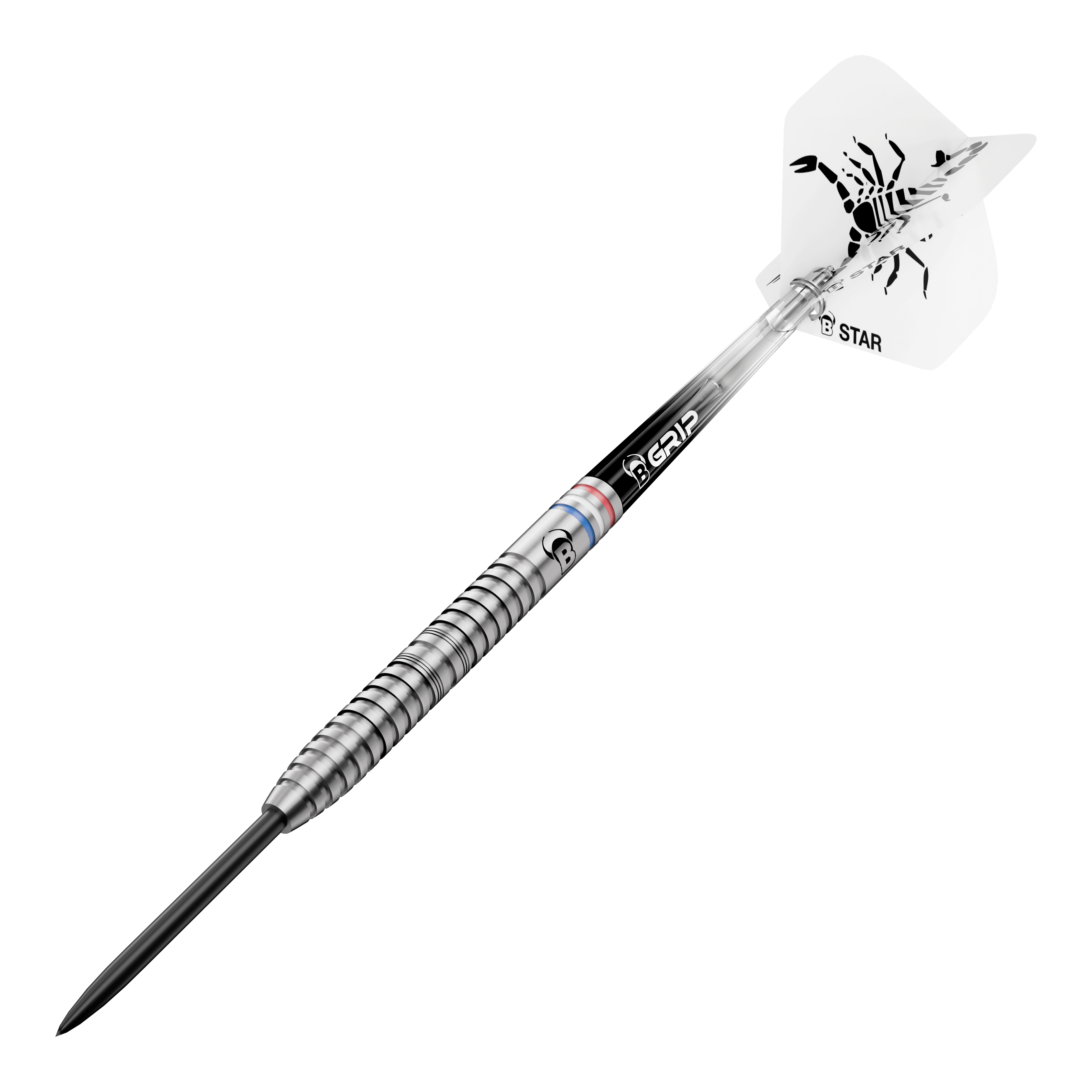 Bulls Challenger Kendji Steinbach Steeldarts - 23 g Abgebildet sind die Bulls Challenger Kendji Steinbach Steeldarts mit einem Gewicht von 23g. Die Darts haben ein markantes Design und sind speziell für Steeldart-Spieler entwickelt.