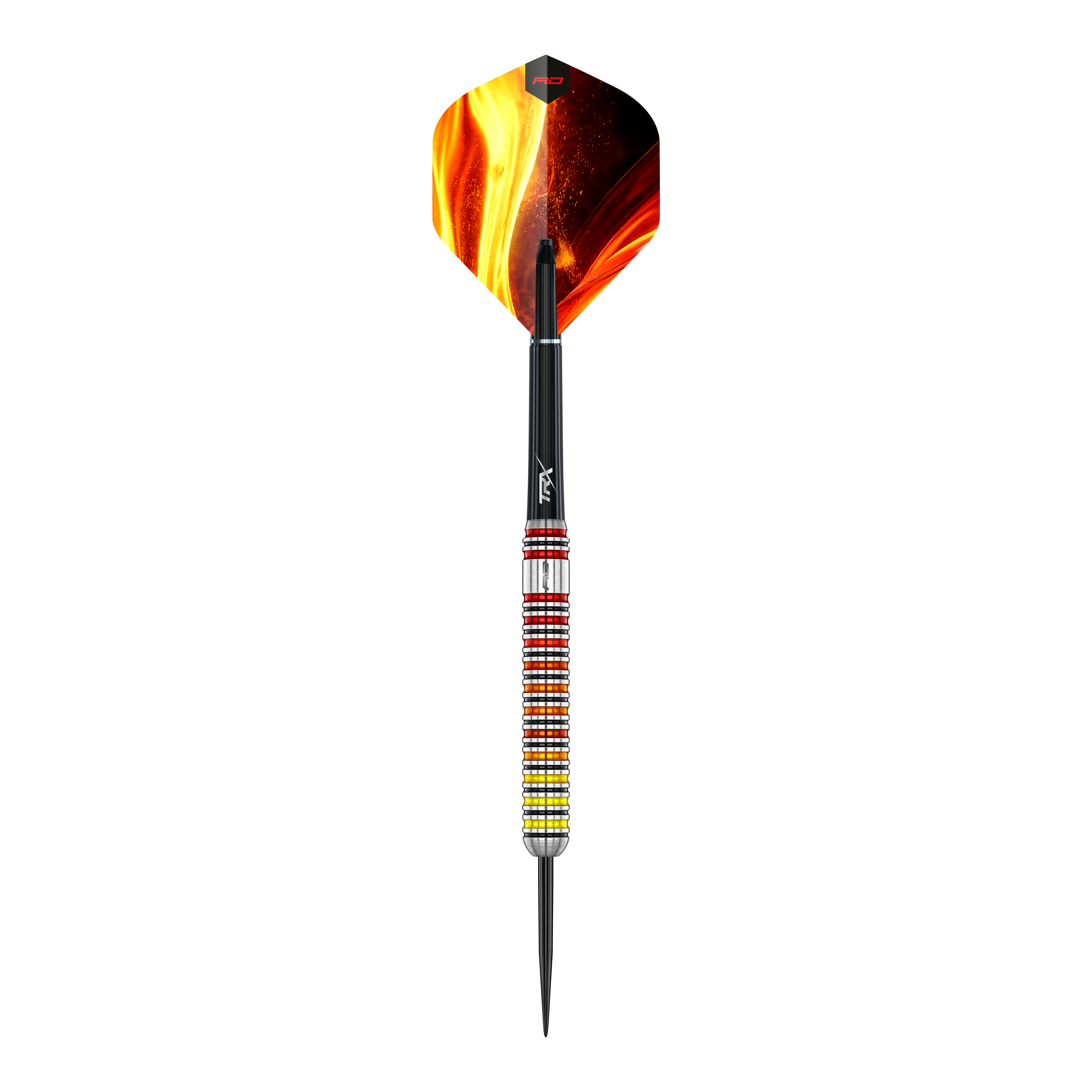 Dardi in acciaio della fornace del Red Dragon Das Bild zeigt einen Red Dragon Furnace Steeldart. Der Pfeil ist für das klassische Steeldartspiel hergestellt.