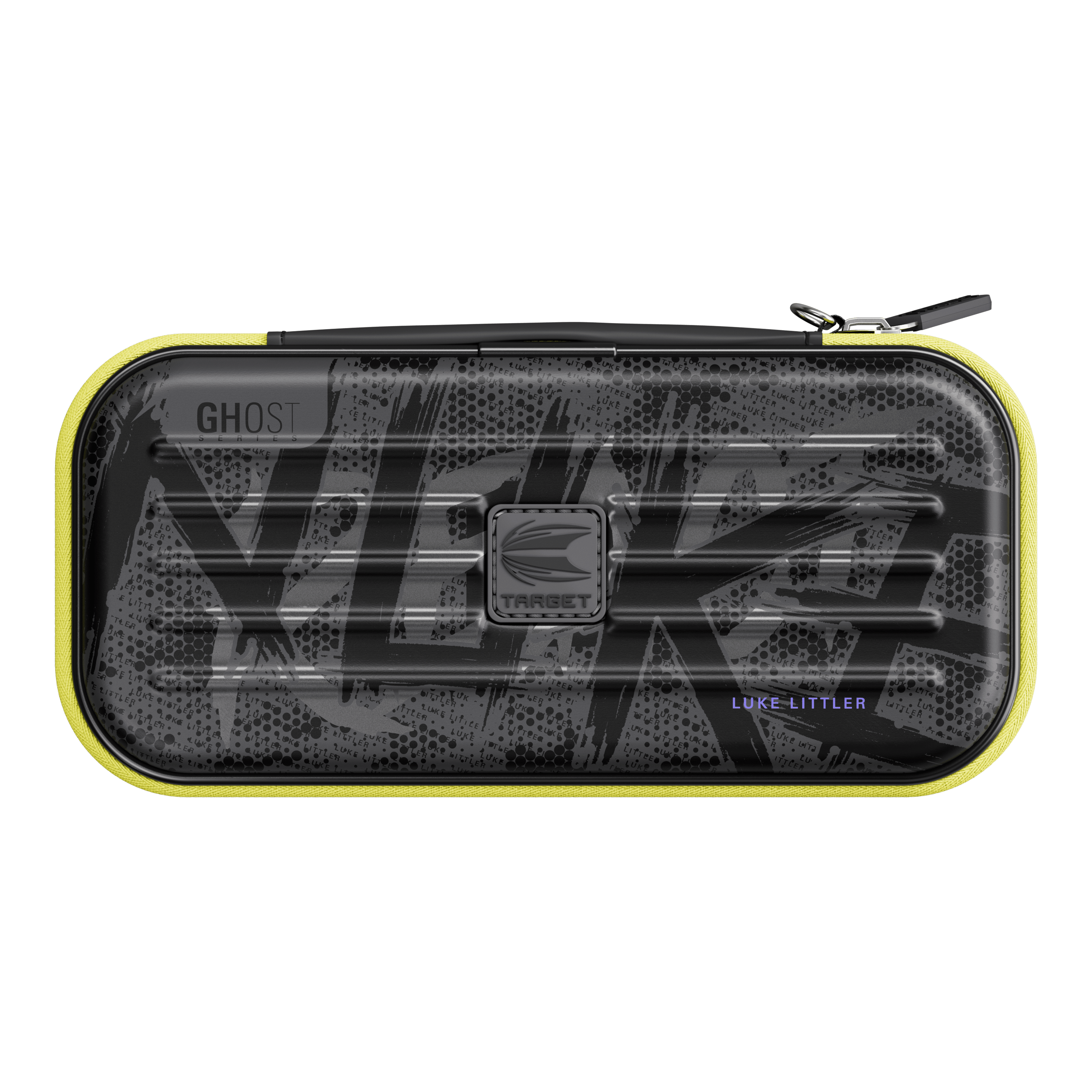 Custodia per freccette Luke Littler della serie Ghost di Takoma Abgebildet ist das Takoma Ghost Series Luke Littler Dartcase. Das stilvolle Dartcase bietet Platz für Dartpfeile und Zubehör.