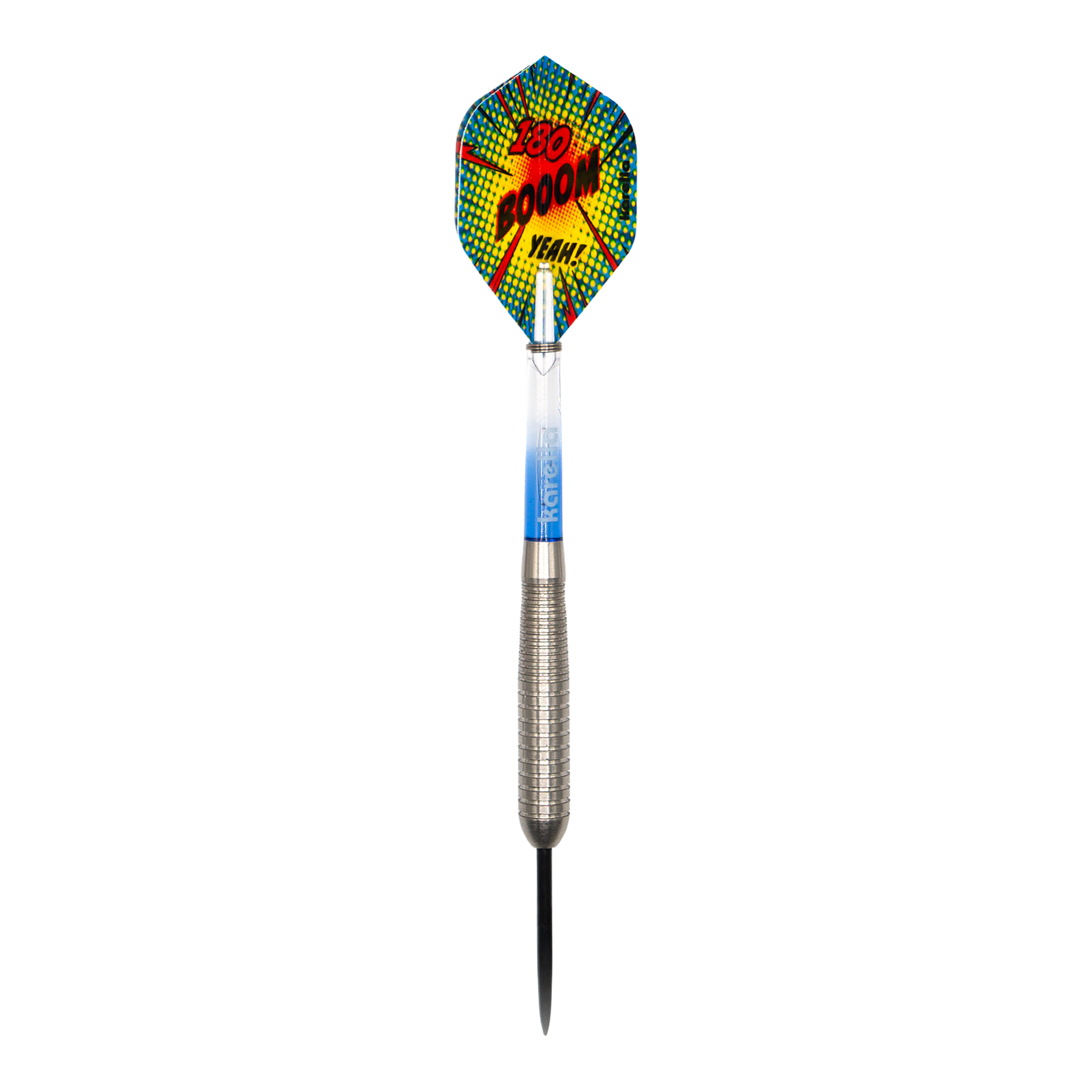 Freccette in acciaio Karella Comic Line CL-4 - 23 g Auf dem Bild ist der Karella Comic Line CL-4 Steeldarts - 23g zu sehen. Es handelt sich um einen hochwertigen Dartpfeil geeignet für professionelle Spiele.
