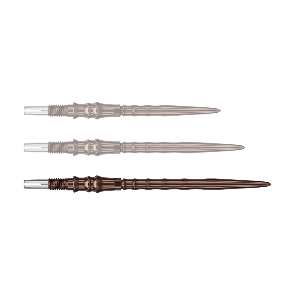 Target Japan Premium Swiss Point Steldart Tips - Silice Hier ist eine einzelne Steeldartspitze Silica mit 40mm Länge abgebildet. Die Spitze ist Teil der Target Japan Premium SwissPoint Serie.