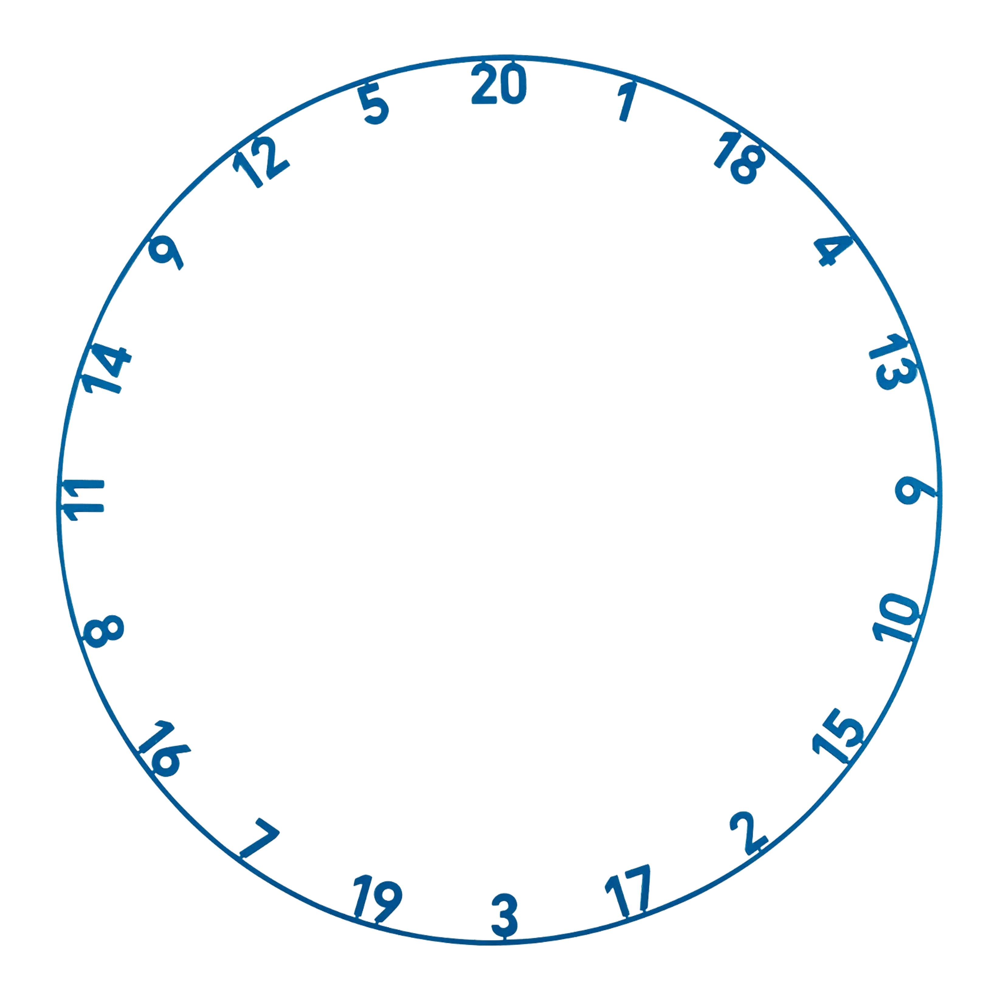 Anello con numero laser tagliato Precise 180 OnePiece Das Bild zeigt ONE1090_Precise180_OnePiece_Lasercut_Zahlenring_ArcticBlue_1. Die Abbildung dient zur Veranschaulichung dieses Produkts oder Dateinamens.
