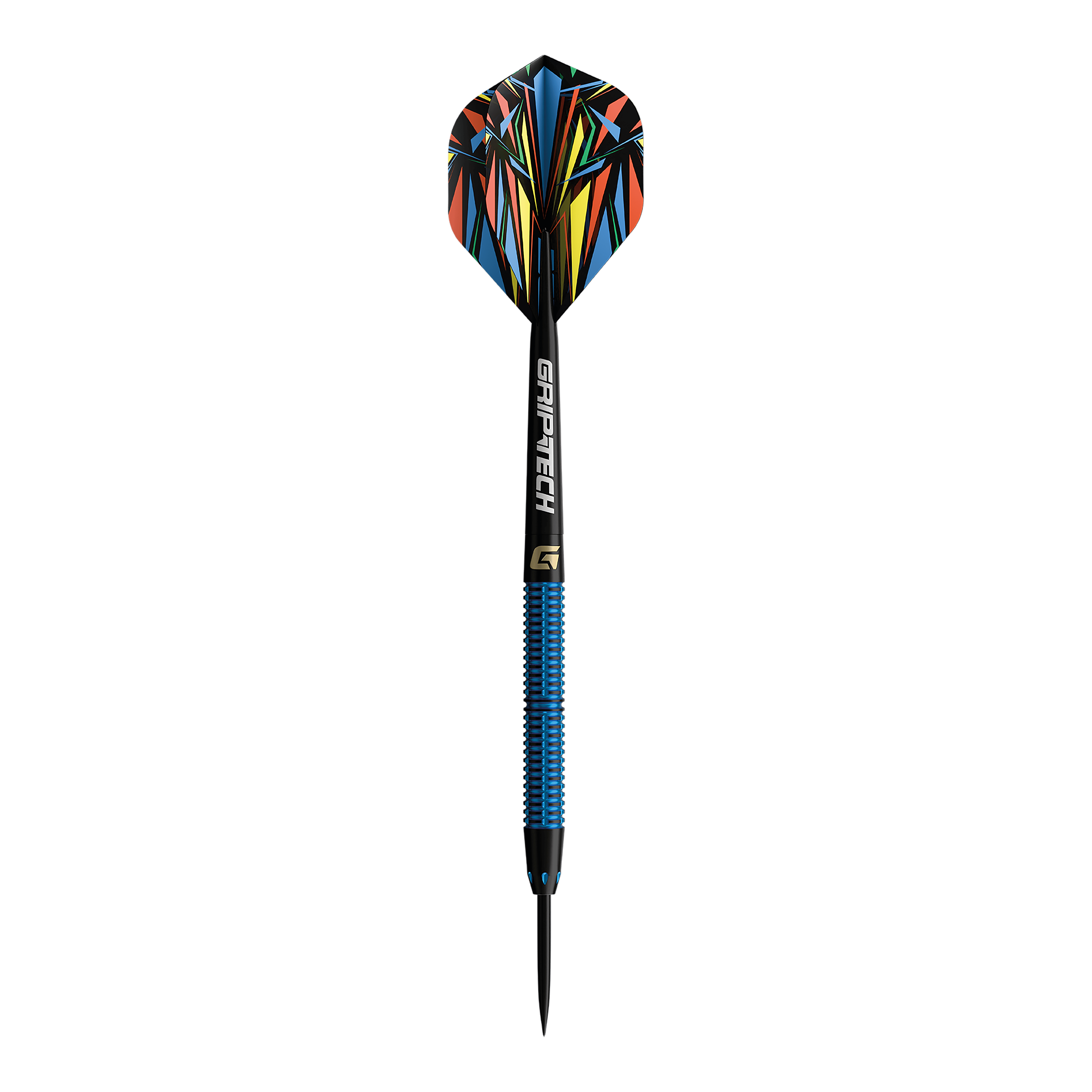 Freccette in acciaio al tungsteno blu GOAT Athlete Auf diesem Bild sind die GOAT Athlete Black Tungsten Steeldarts abgebildet. Diese Darts bestehen aus hochwertigem Tungsten.