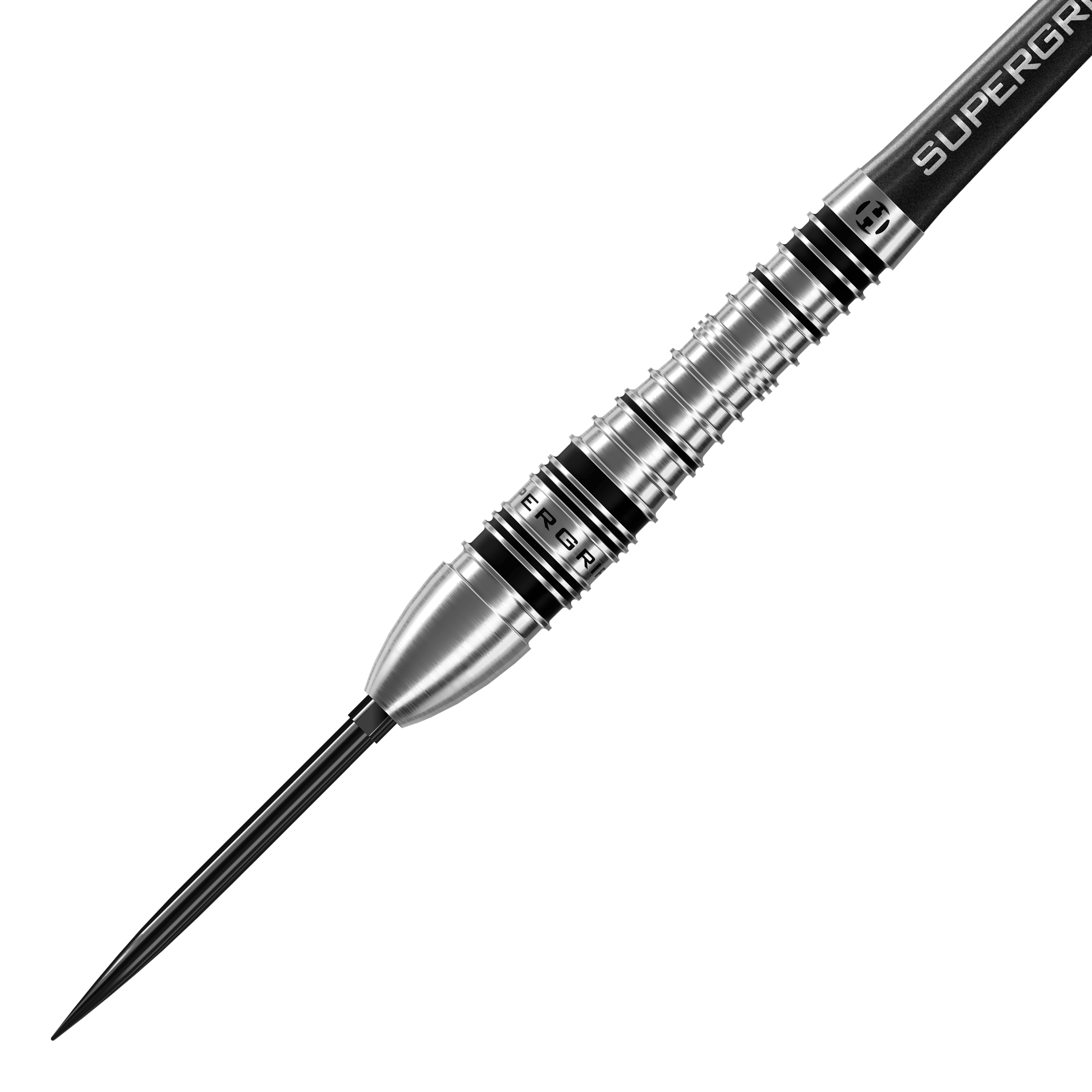 Freccette in acciaio Harrows Supergrip Bomb Quick Point Abgebildet sind die Harrows Supergrip Bomb Quick Point Steeldarts. Es handelt sich um Steeldarts mit spezieller Supergrip-Technologie.