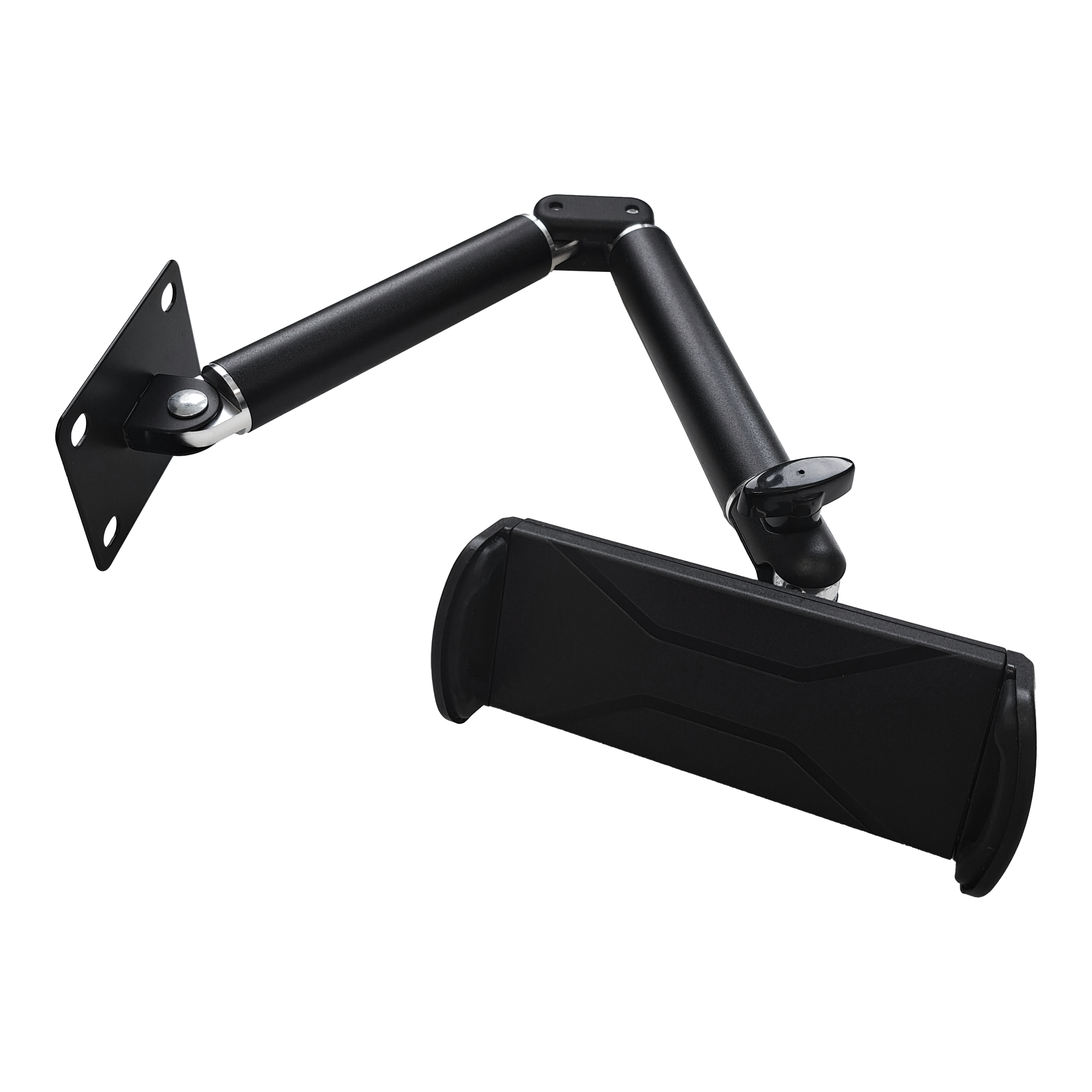 Supporto da parete per tablet McDart TABFlex con braccio flessibile Dies ist die McDart TABFlex Tablet Wandhalterung mit flexiblem Arm. Sie ermöglicht eine stabile Befestigung eines Tablets an der Wand und kann flexibel ausgerichtet werden.