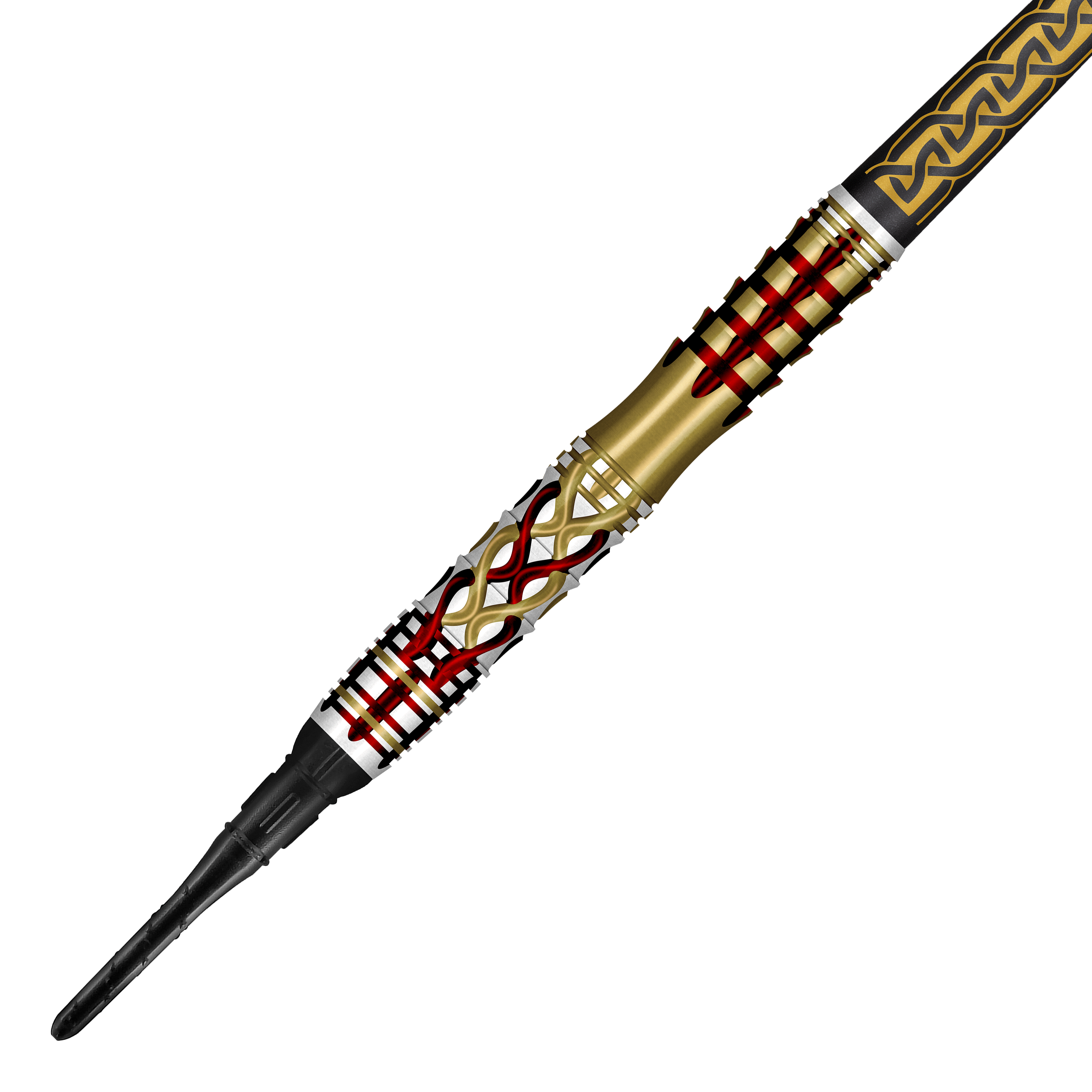 Freccette morbide Shot Goths Alaric - 20 g Zu sehen ist das Produkt Shot Goths Alaric Softdarts - 20g. Die Softdarts werden hier in einer seitlichen Perspektive abgebildet.