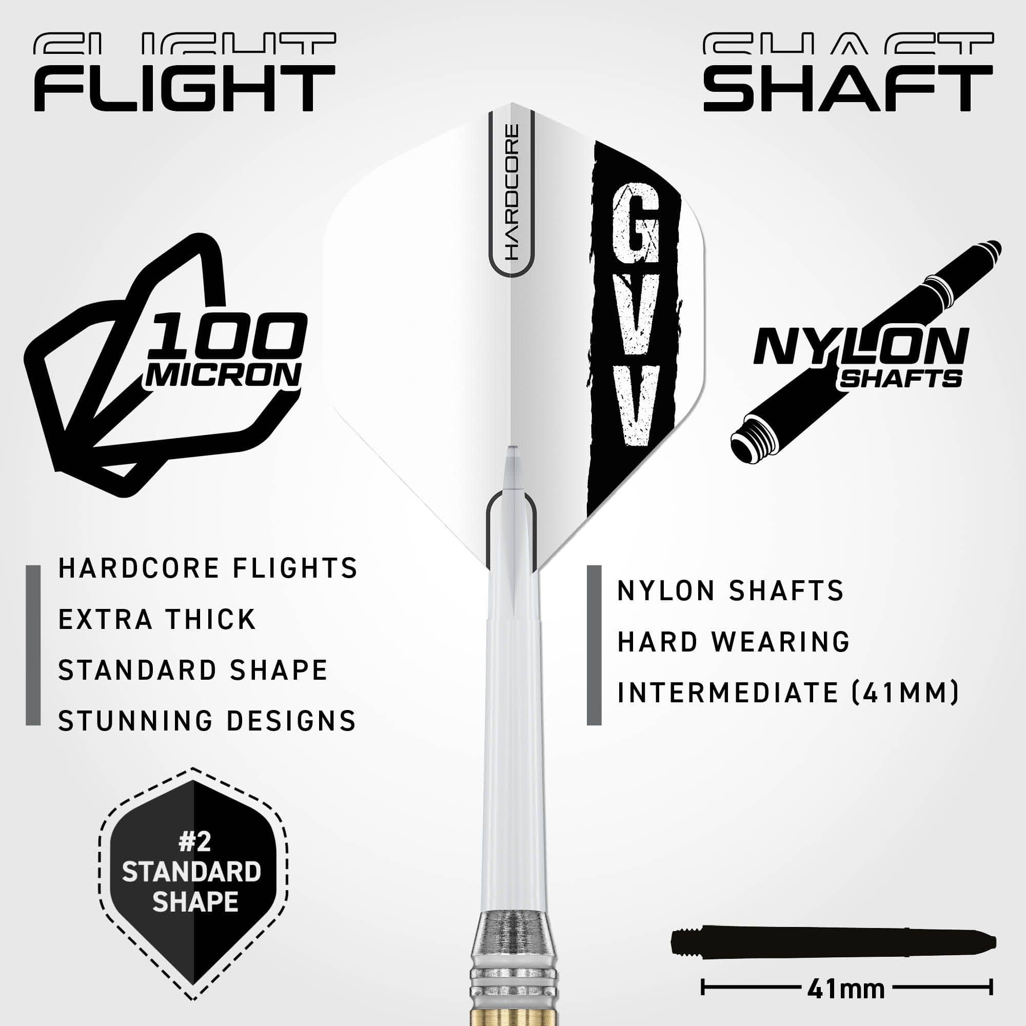 Red Dragon Gian Van Veen Steeldarts in ottone - 21 g