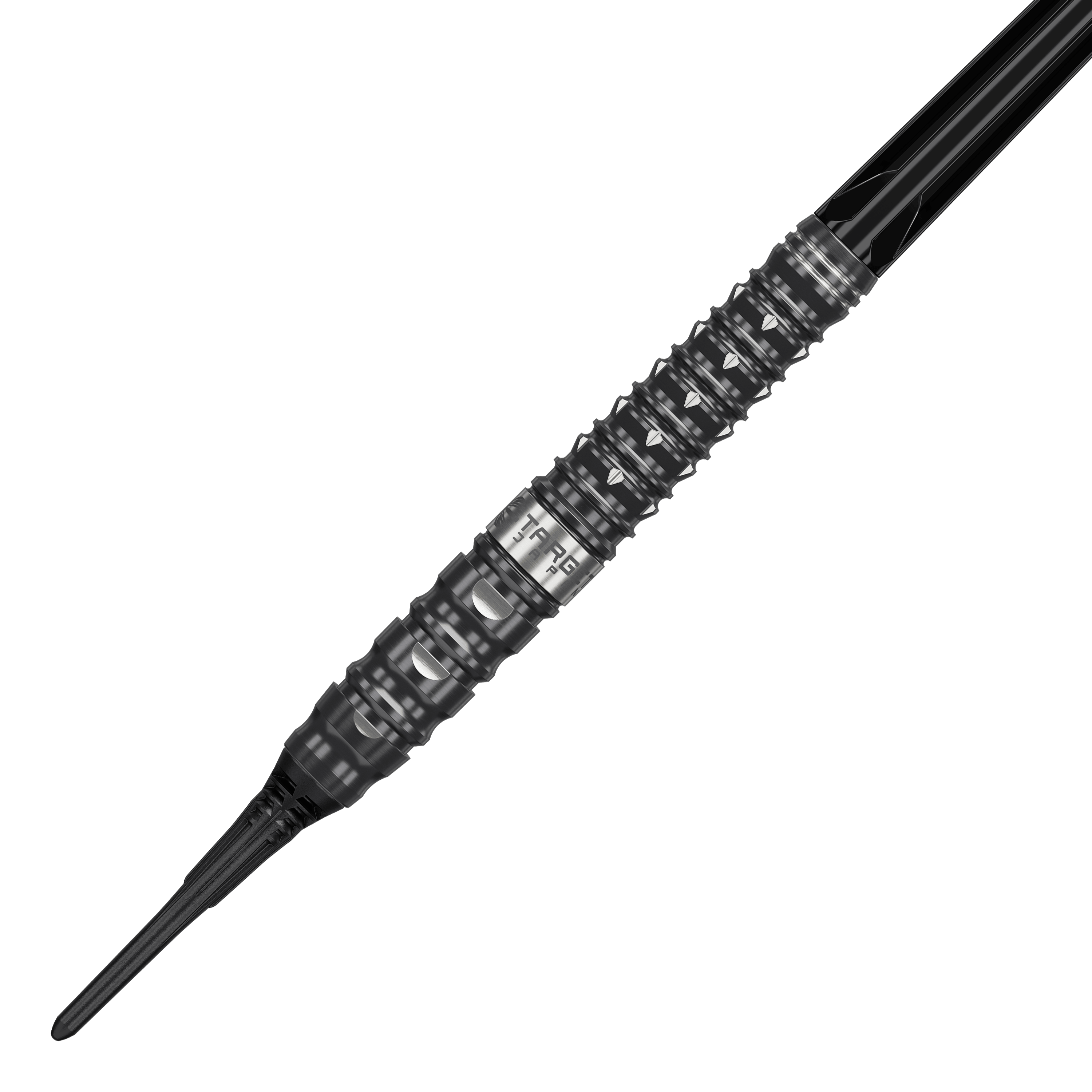 Freccette morbide Target Black Marque Eclipse - 21 g Target Black Marque Eclipse Softdarts - 21g. Detailansicht der hochwertigen Softdarts.