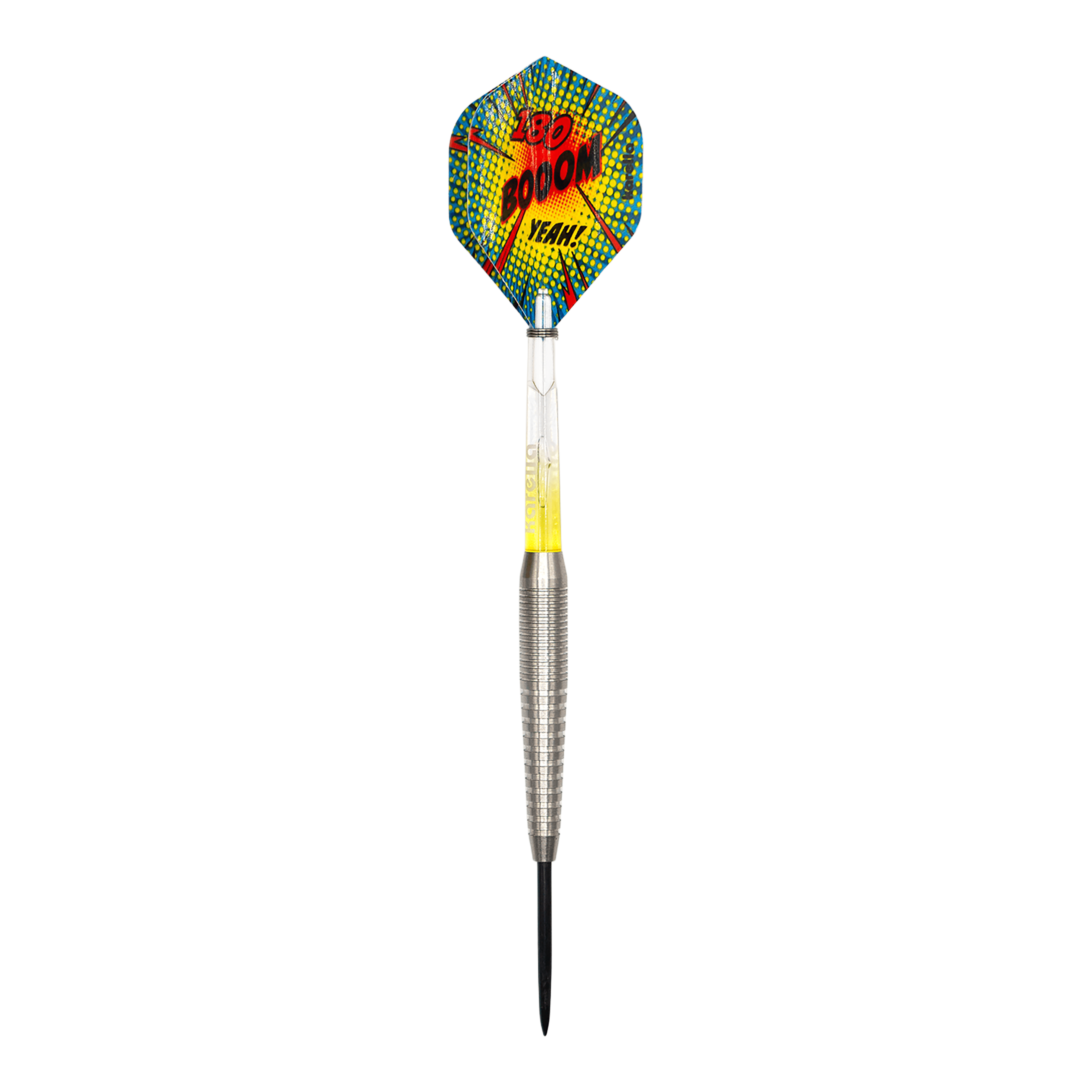 Freccette in acciaio Karella Comic Line CL-5 - 21 g Hier sieht man die Karella Comic Line CL-5 Steeldarts - 21g. Es sind stilvolle Steeldarts für präzises Werfen.