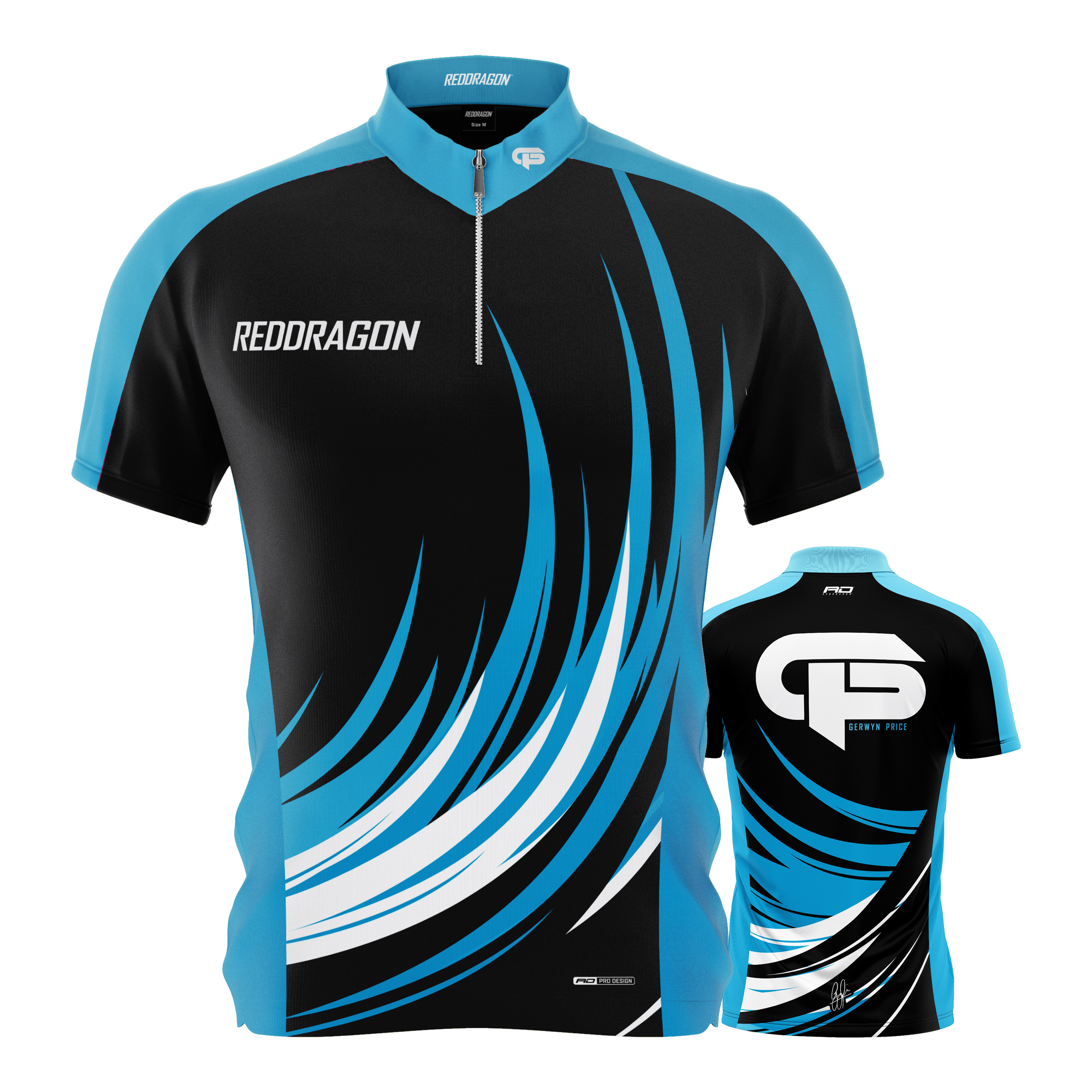 Maglietta da freccette Red Dragon Gerwyn Price in edizione limitata Abgebildet ist das Red Dragon Gerwyn Price Limited Edition Dartshirt. Es handelt sich um ein sportliches Darttrikot in limitierter Auflage.