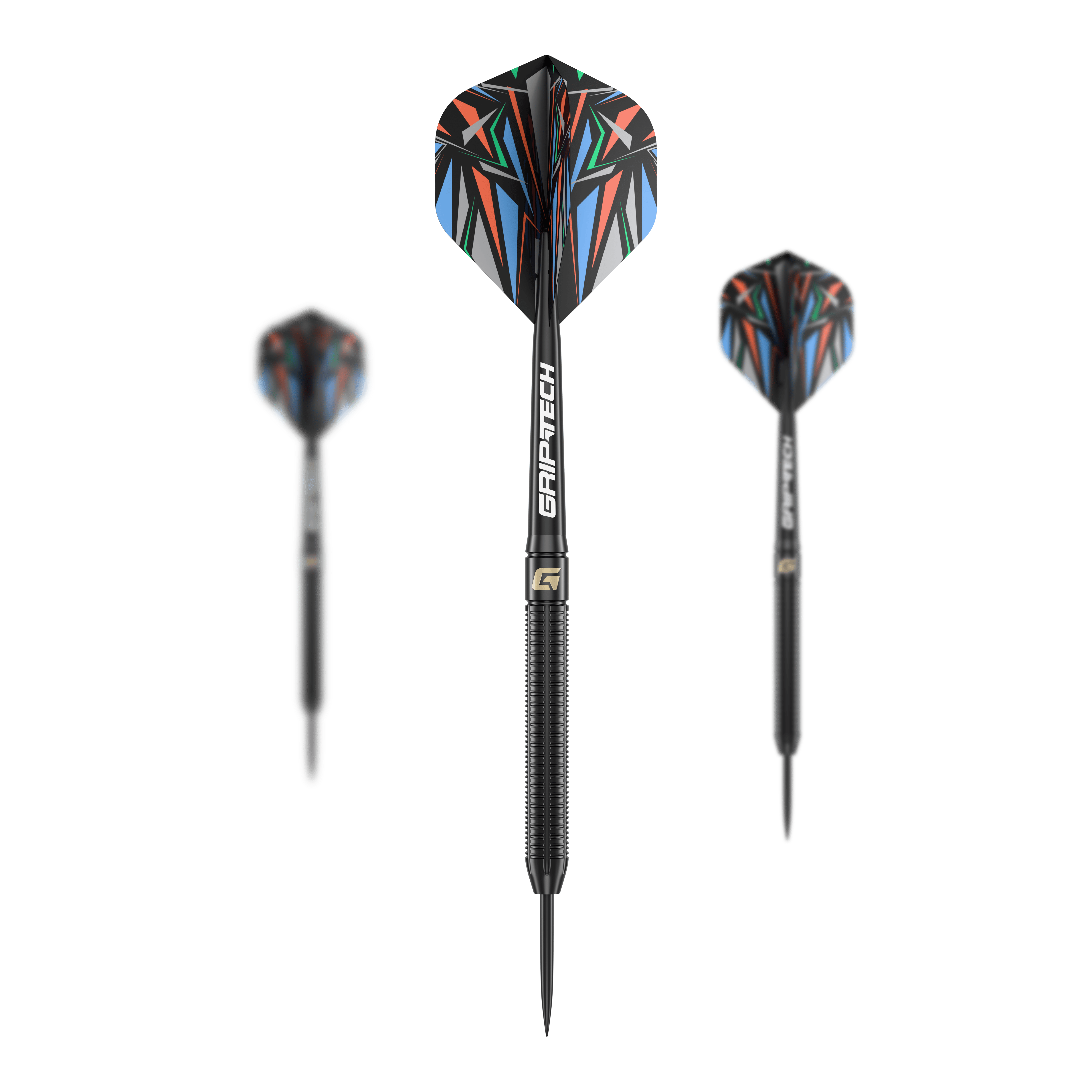 GOAT Atleta Steeldarts in ottone nero - 13g