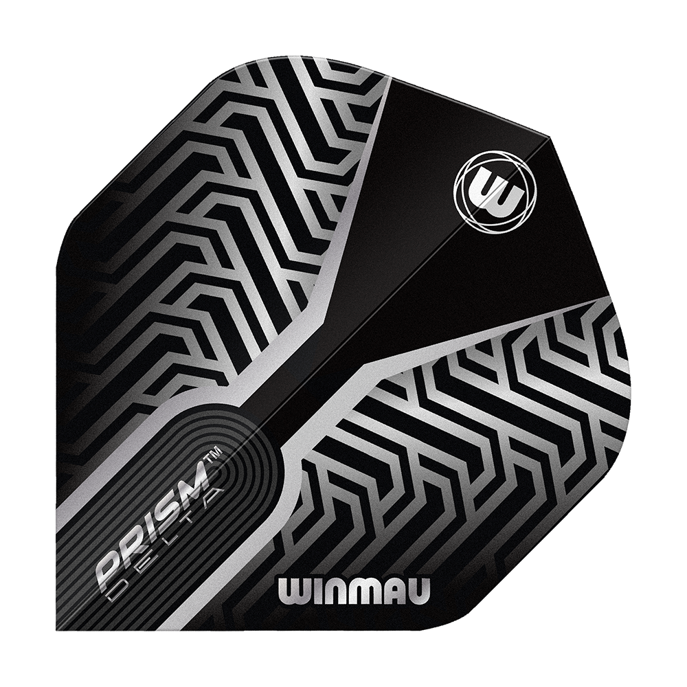 Voli standard Winmau Prism Delta Silver n. 2 Das Bild zeigt die Winmau Prism Delta Silver No2 Standard Flights. Diese Flights sind für den Einsatz an Dartpfeilen geeignet.