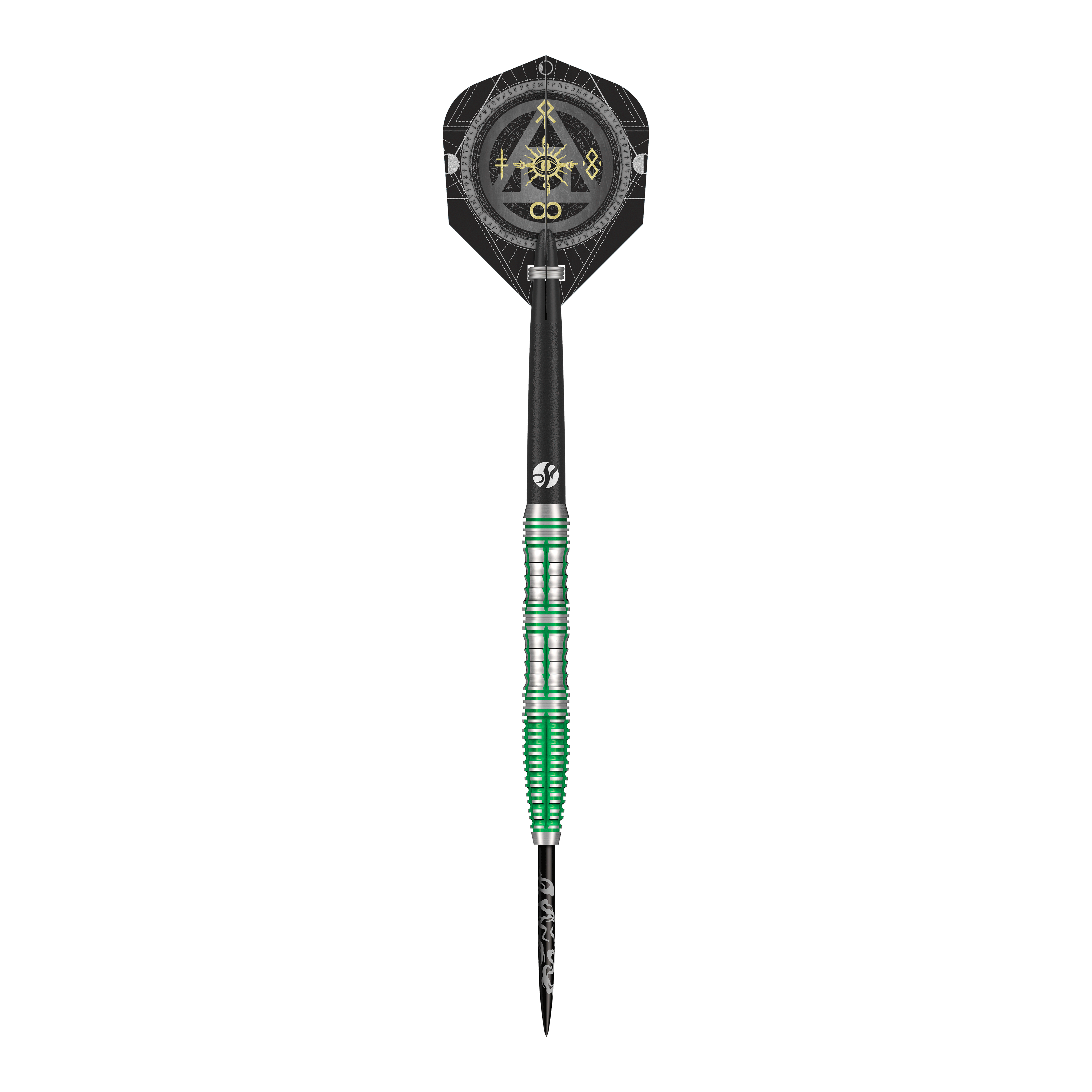 Freccette in acciaio Mythril di Shot Alchemy Gezeigt werden die Shot Alchemy Mythril Steeldarts. Sie sind beliebt bei professionellen und Freizeitspielern.