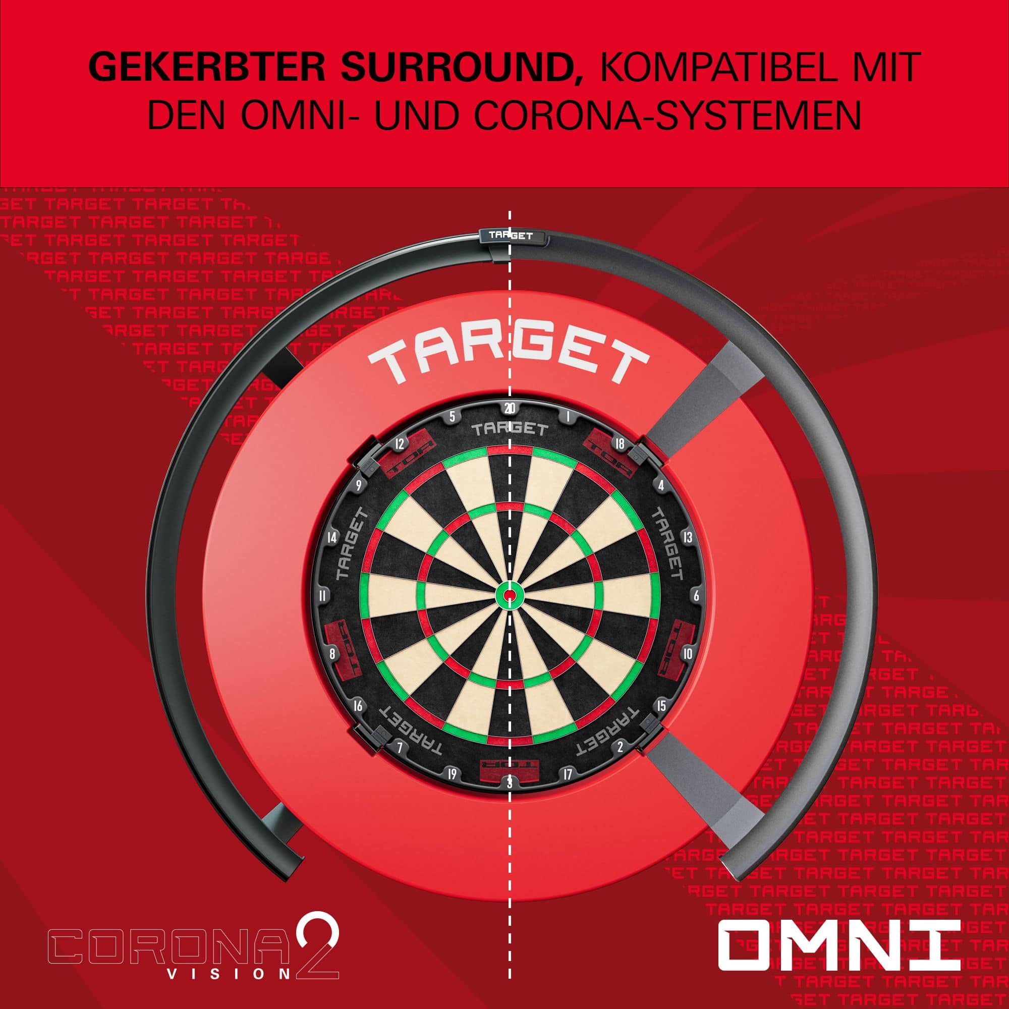 Target con tacche per freccette