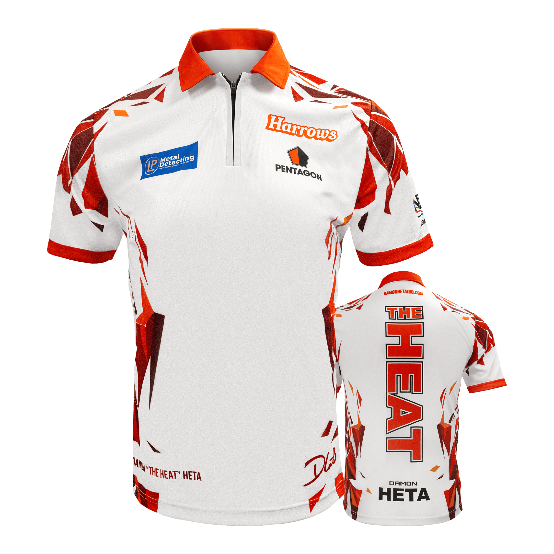 Maglietta del giocatore Damon Heta di Harrow Dies ist das Harrows Damon Heta Playershirt. Das Produkt ist ein Dartspielertrikot.
