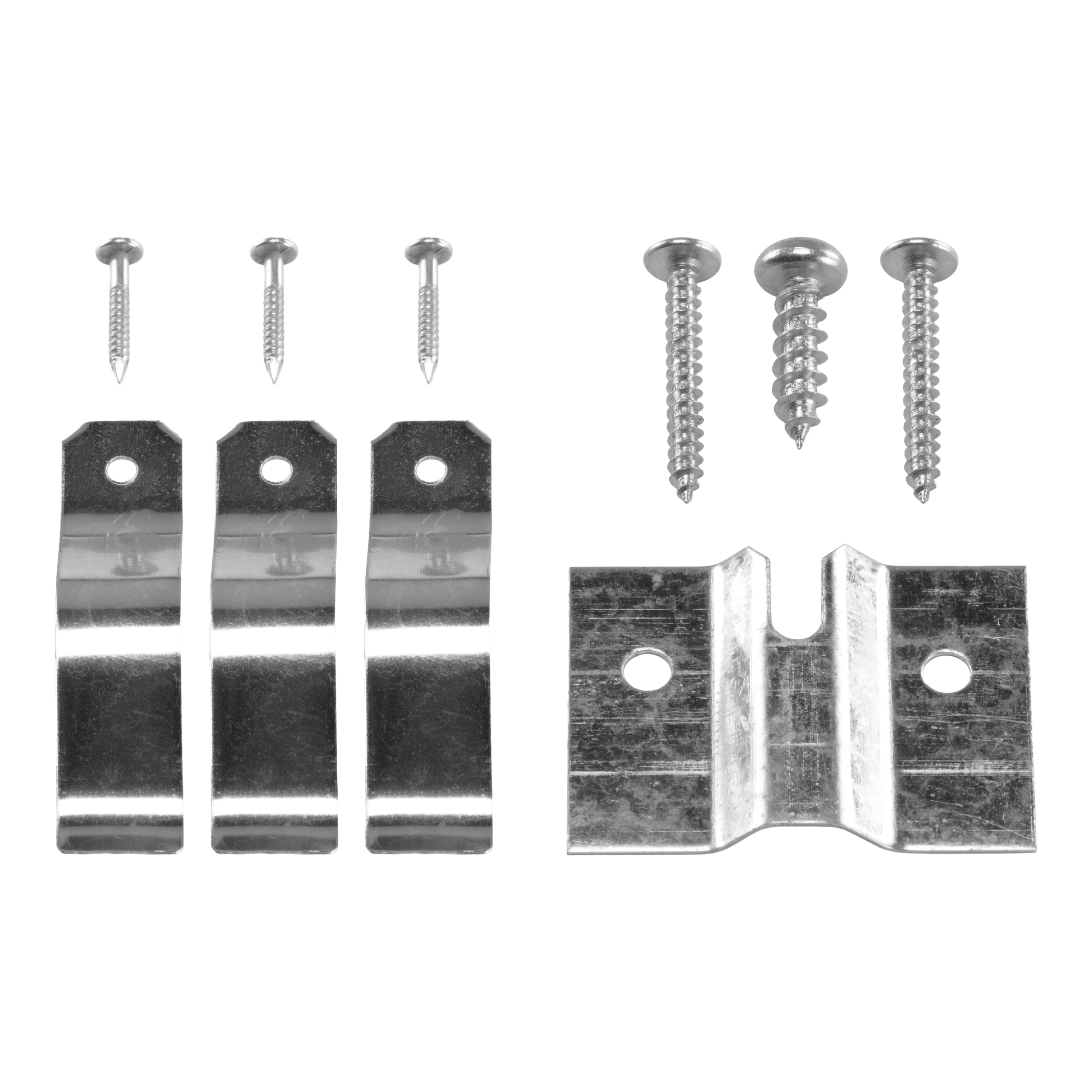Kit di fissaggio a parete per bersaglio per freccette Winmau Ein Befestigungsset für eine Dartscheibe ist abgebildet. Das Produkt ist für die Wandmontage geeignet.