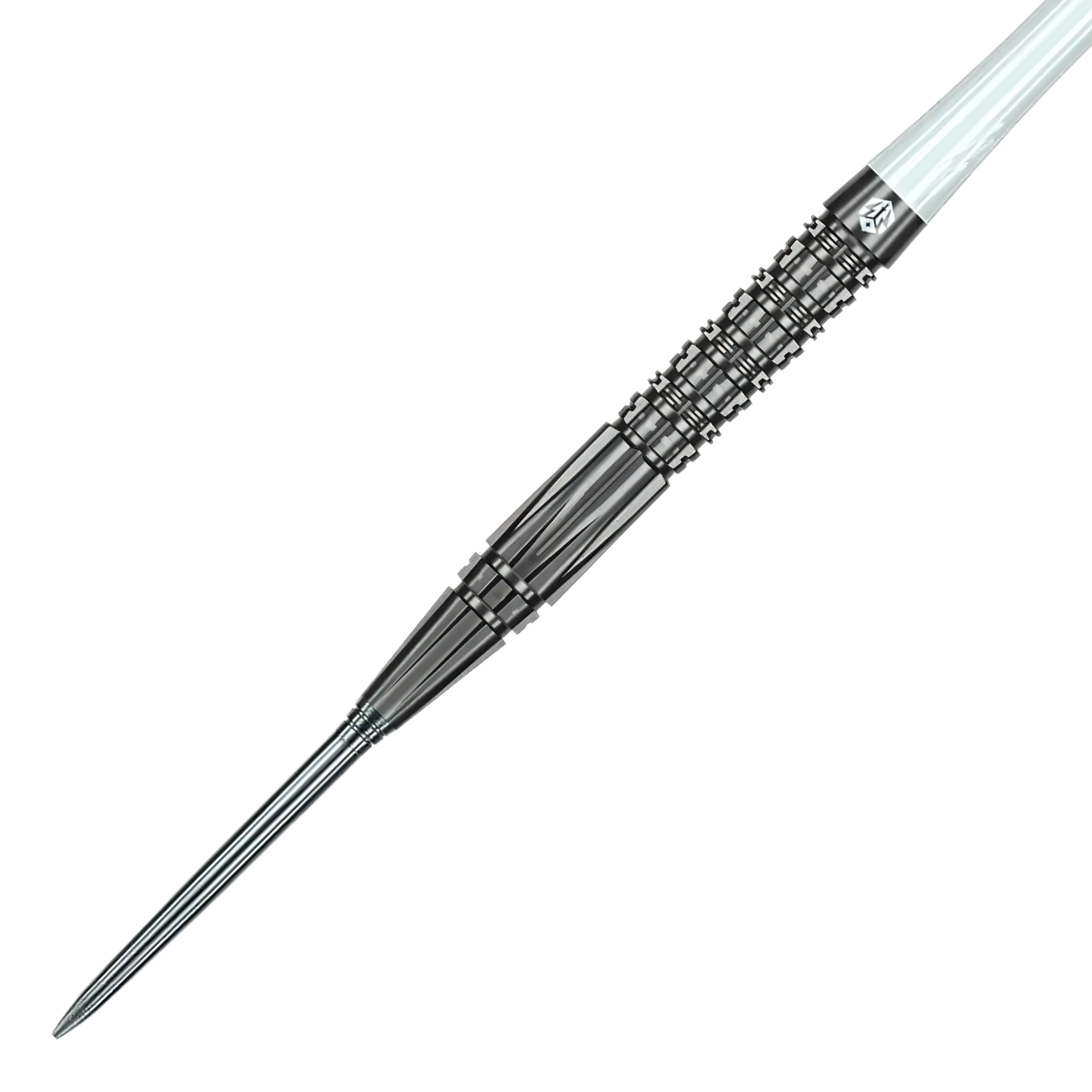 Freccette in acciaio Caliburn Prisma P2 - 20,5 g Die Abbildung zeigt die Caliburn Prisma P2 Steeldarts mit einem Gewicht von 20,5g. Das Produkt eignet sich ideal für Steeldartspieler.