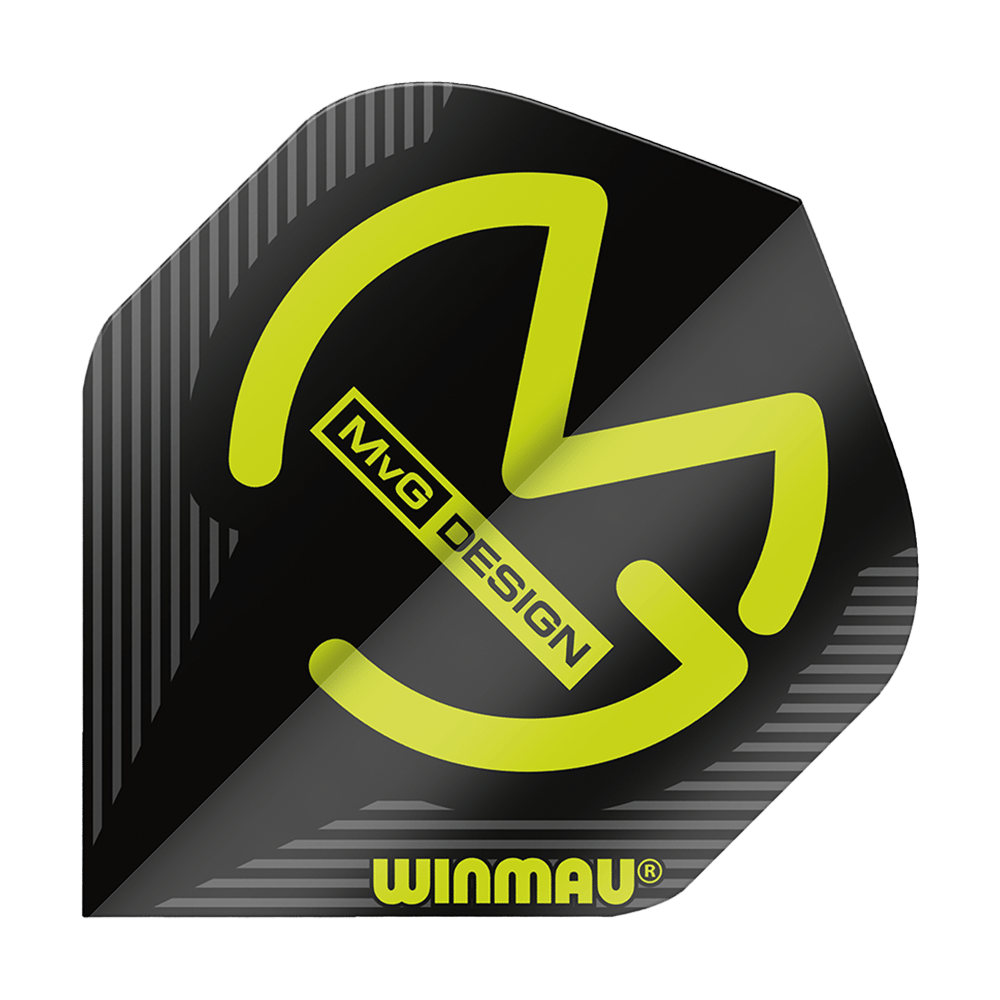 Alette standard nere Winmau Mega MvG