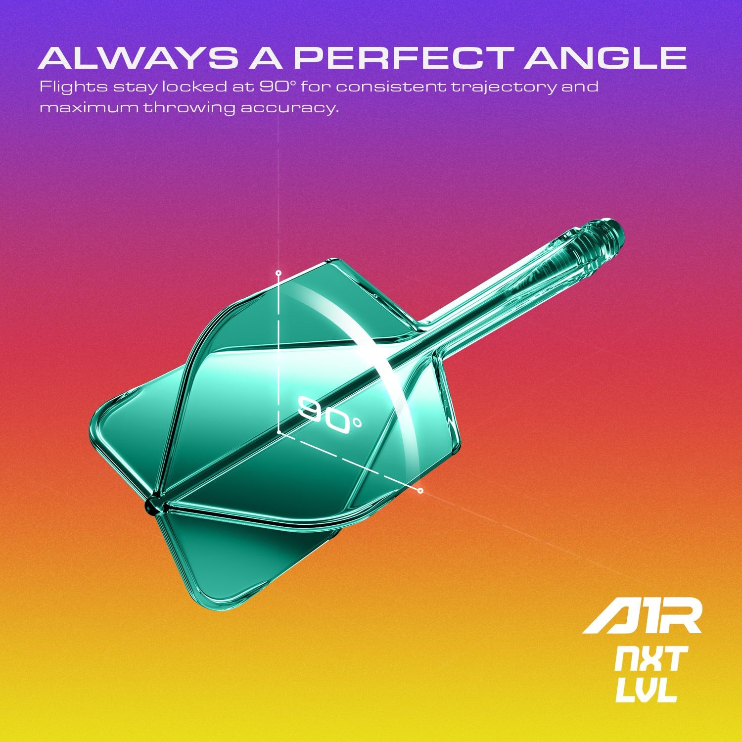Sistema di alberi di volo GOAT A1R No6 - Verde Abgebildet ist das GOAT A1R No6 Flight-Shaft-System in Grün. Dieses Produkt wird für Darts verwendet.